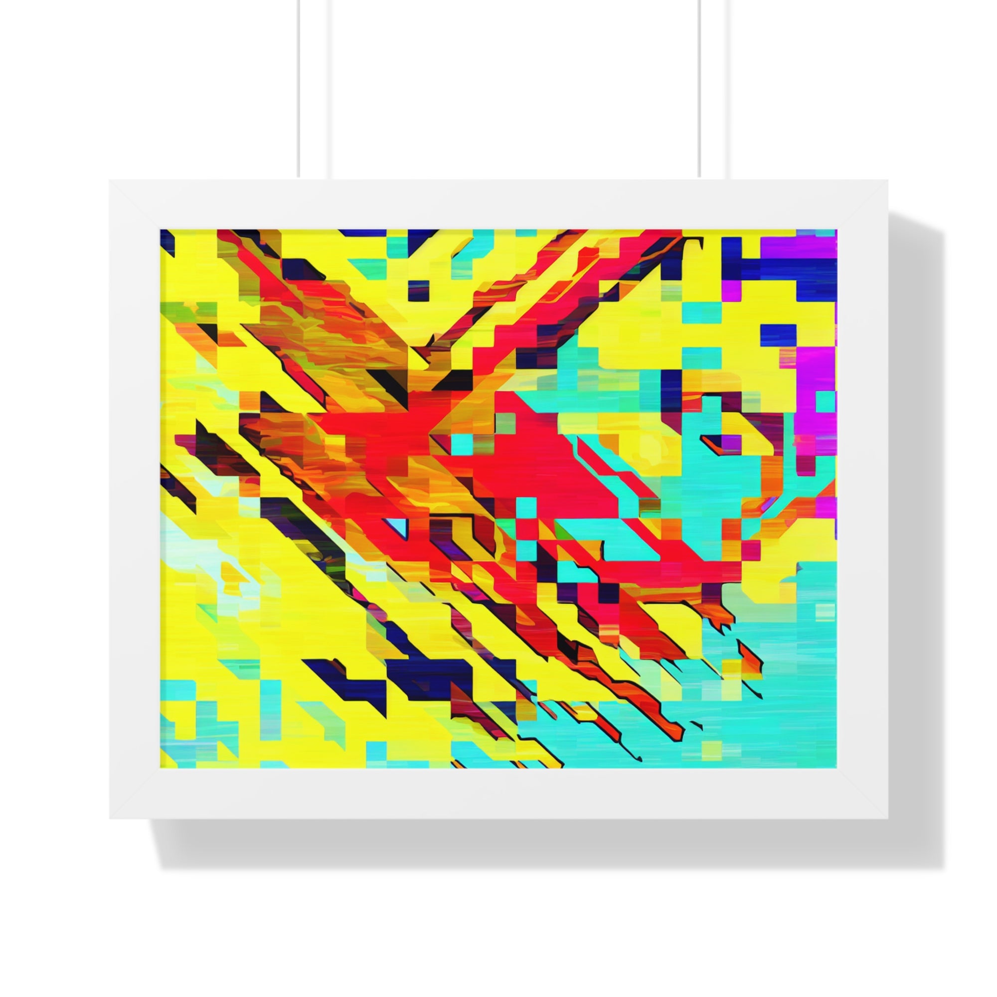 Euphoria in Pixels | Framed Print