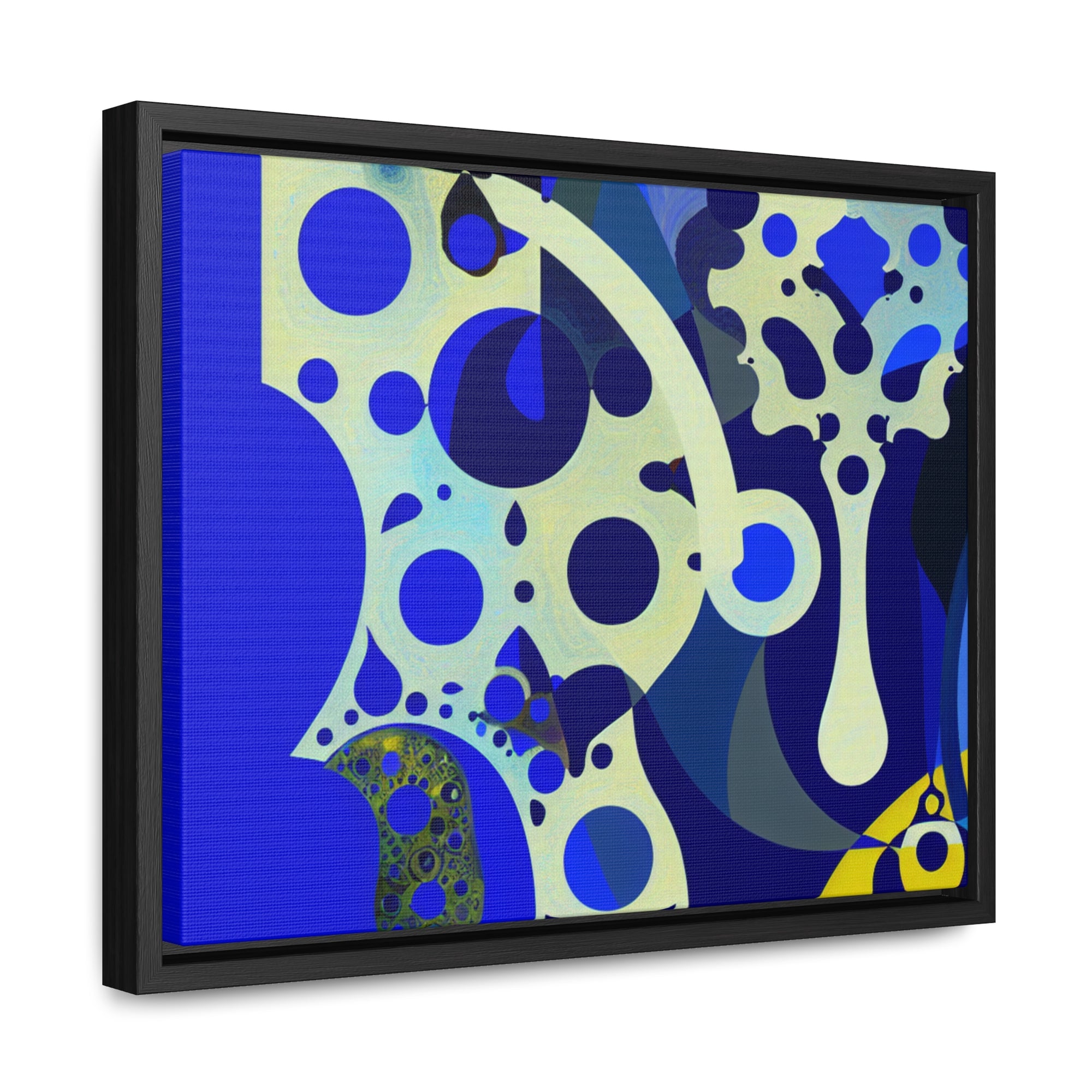 Fluid Dreams and Shadows | Framed Canvas