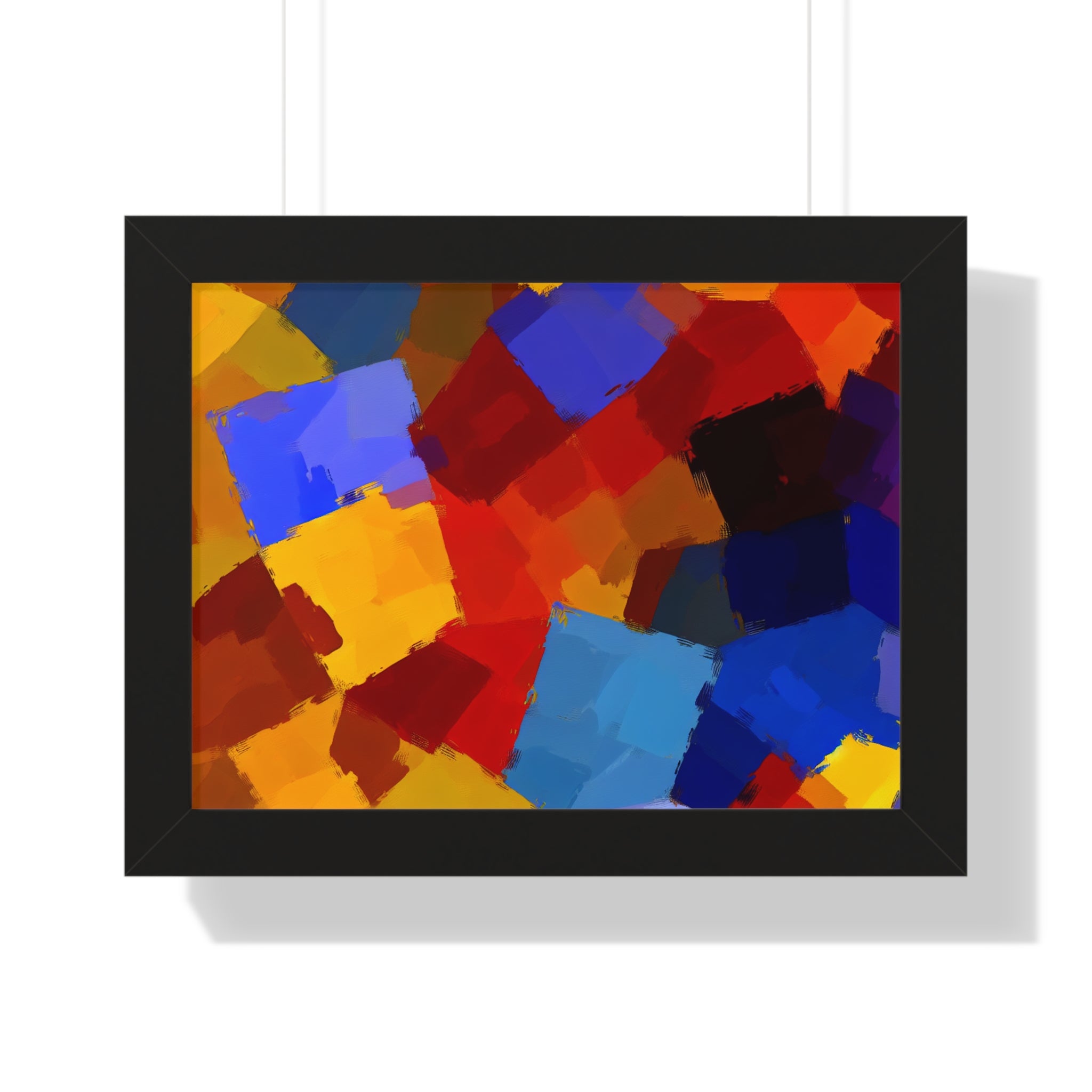 Prismatic Whirl and Flow | Framed Print