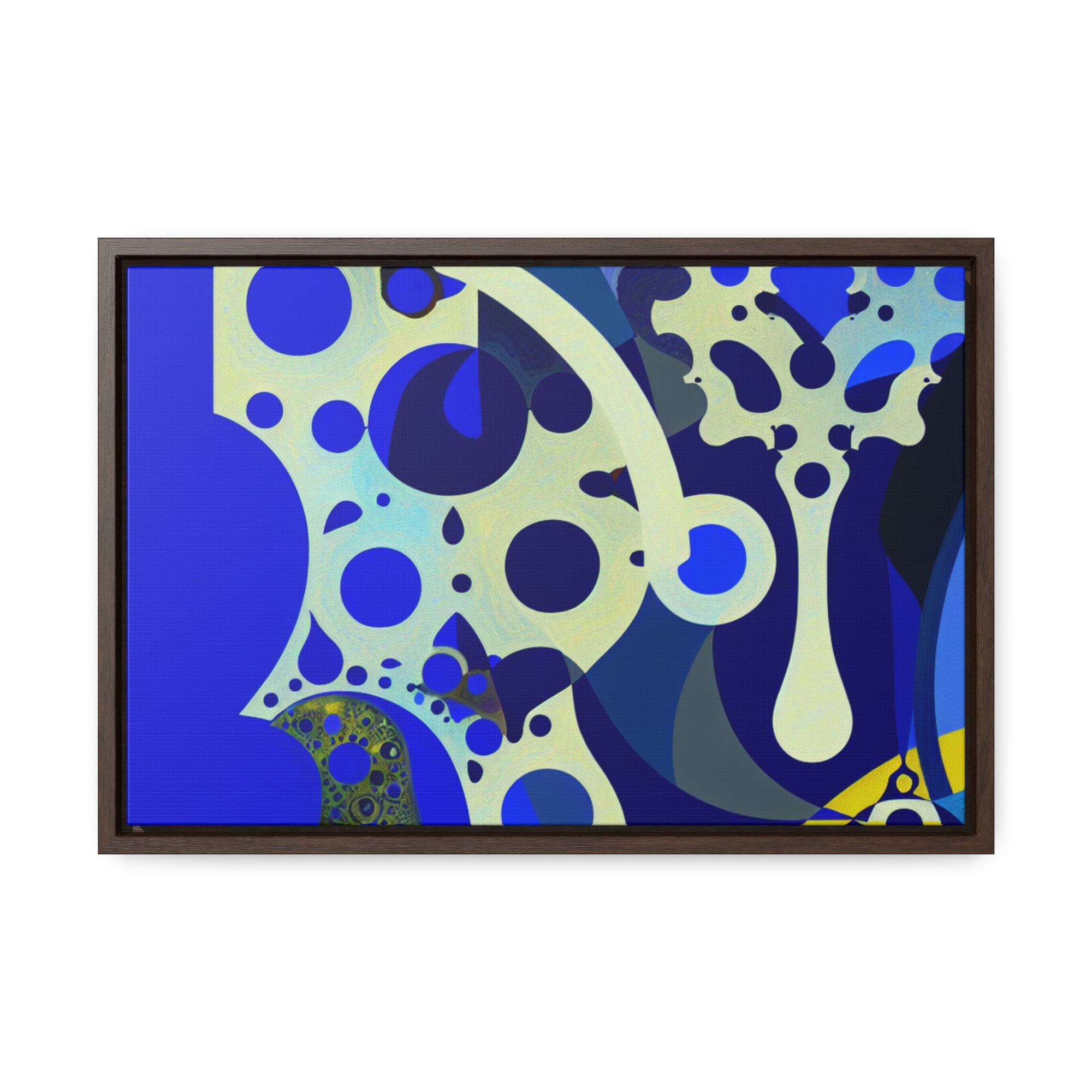 Fluid Dreams and Shadows | Framed Canvas