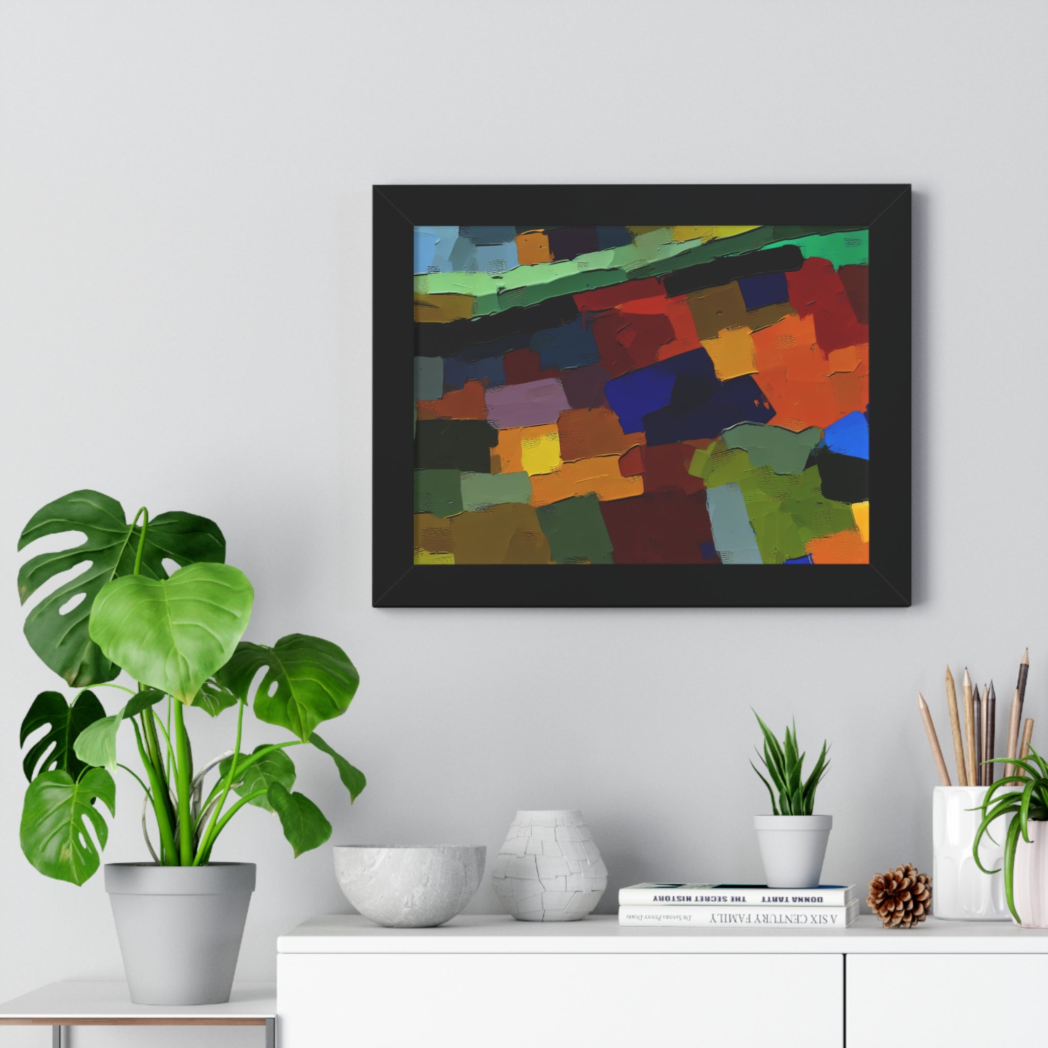 Chromatic Drift and Depth | Framed Print