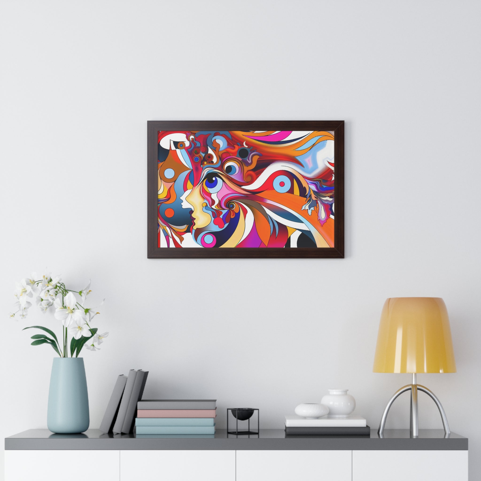 Chroma Dreamscape Fusion | Framed Print