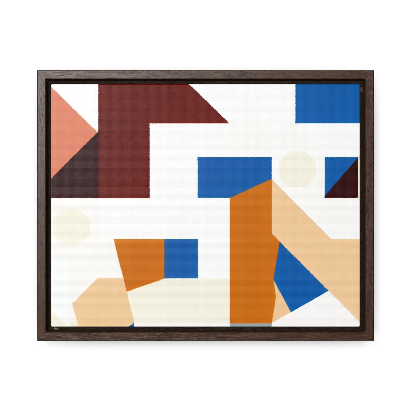 Rhythmic Fragments of Color | Framed Canvas