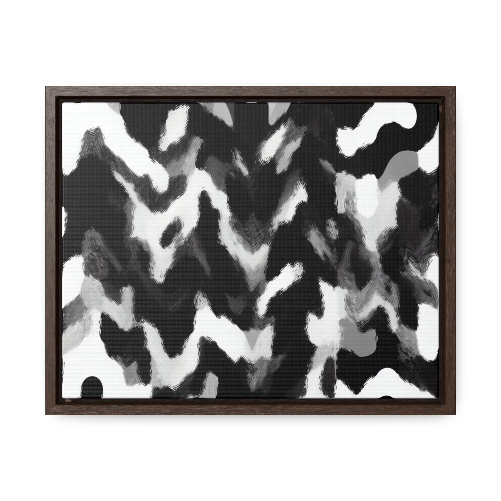 Rhythmic Duality | Framed Canvas