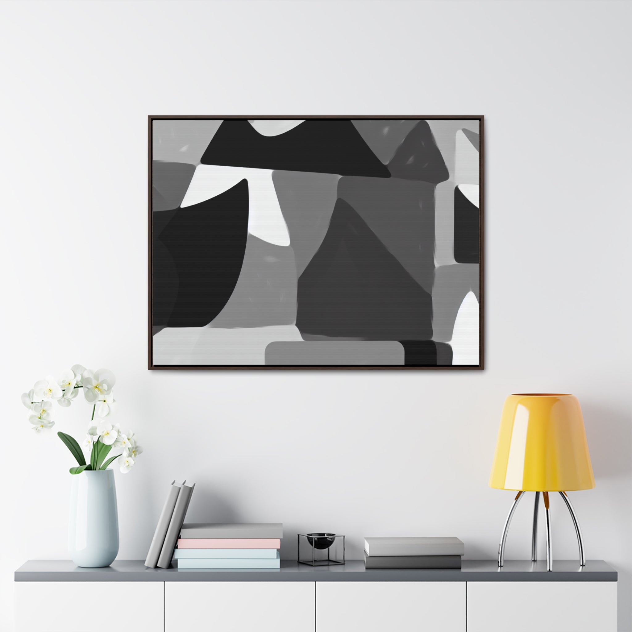 Shadows and Silhouettes | Framed Canvas