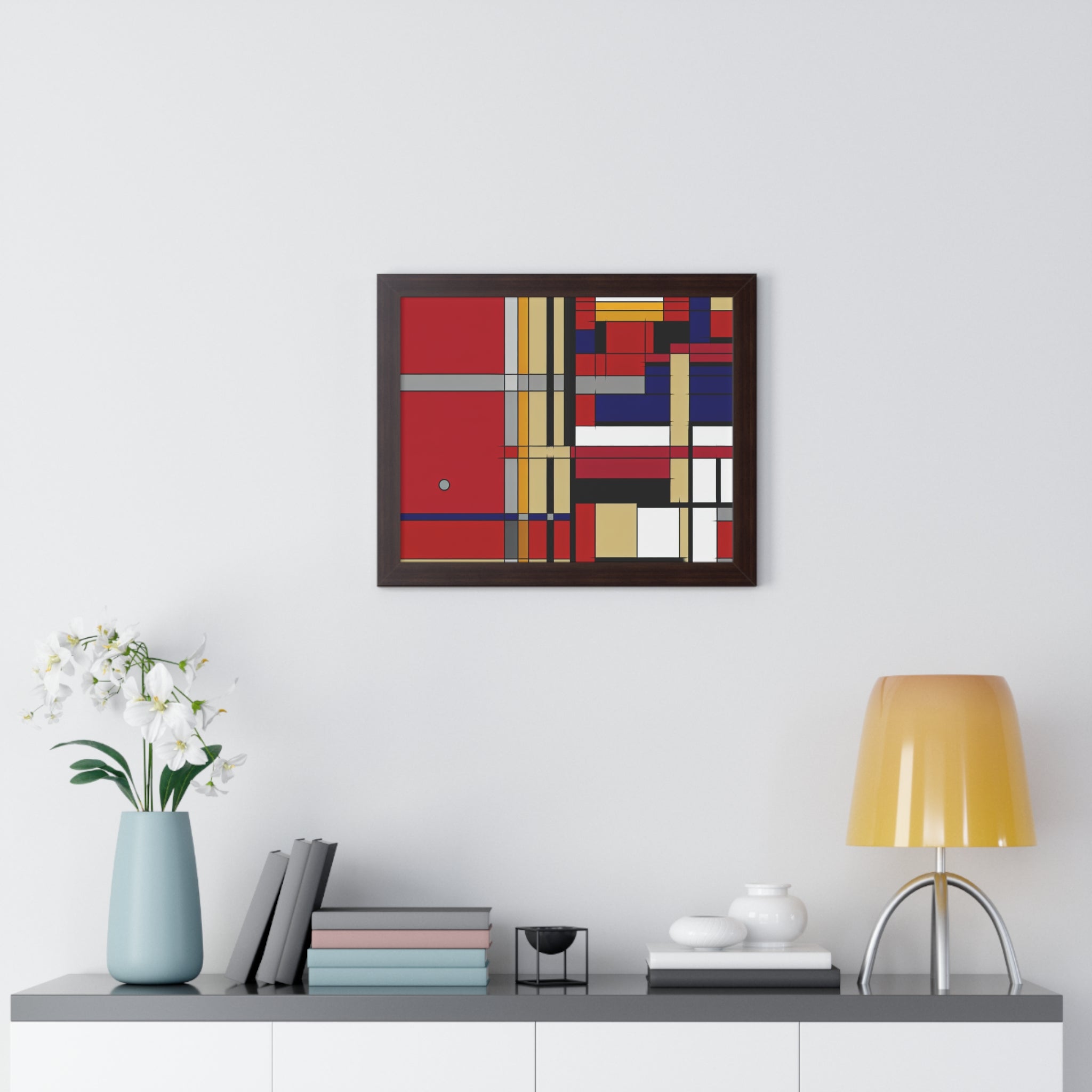 Dynamic Harmony of Shapes | Framed Print