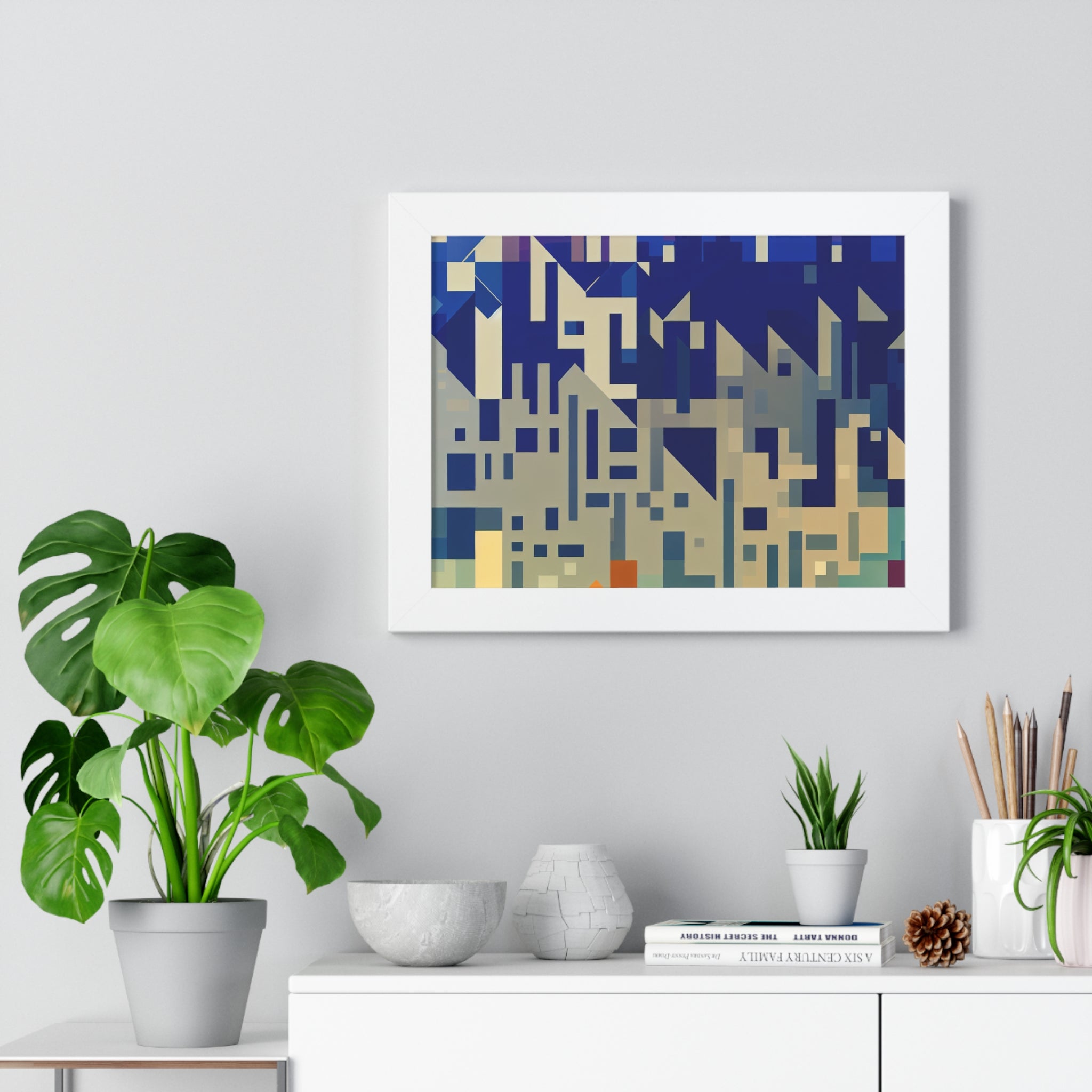 Urban Echoes and Silhouettes | Framed Print