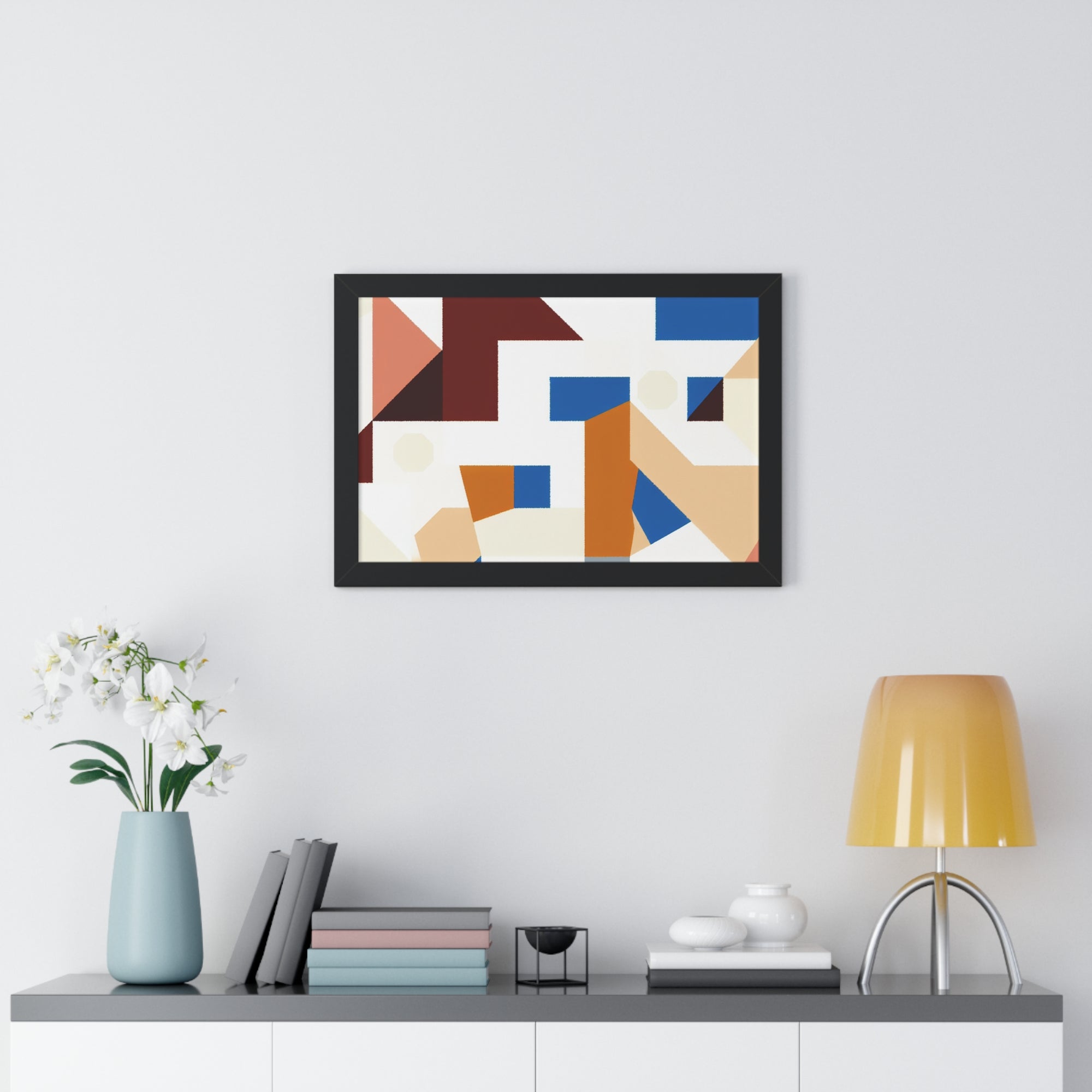 Rhythmic Fragments of Color | Framed Print