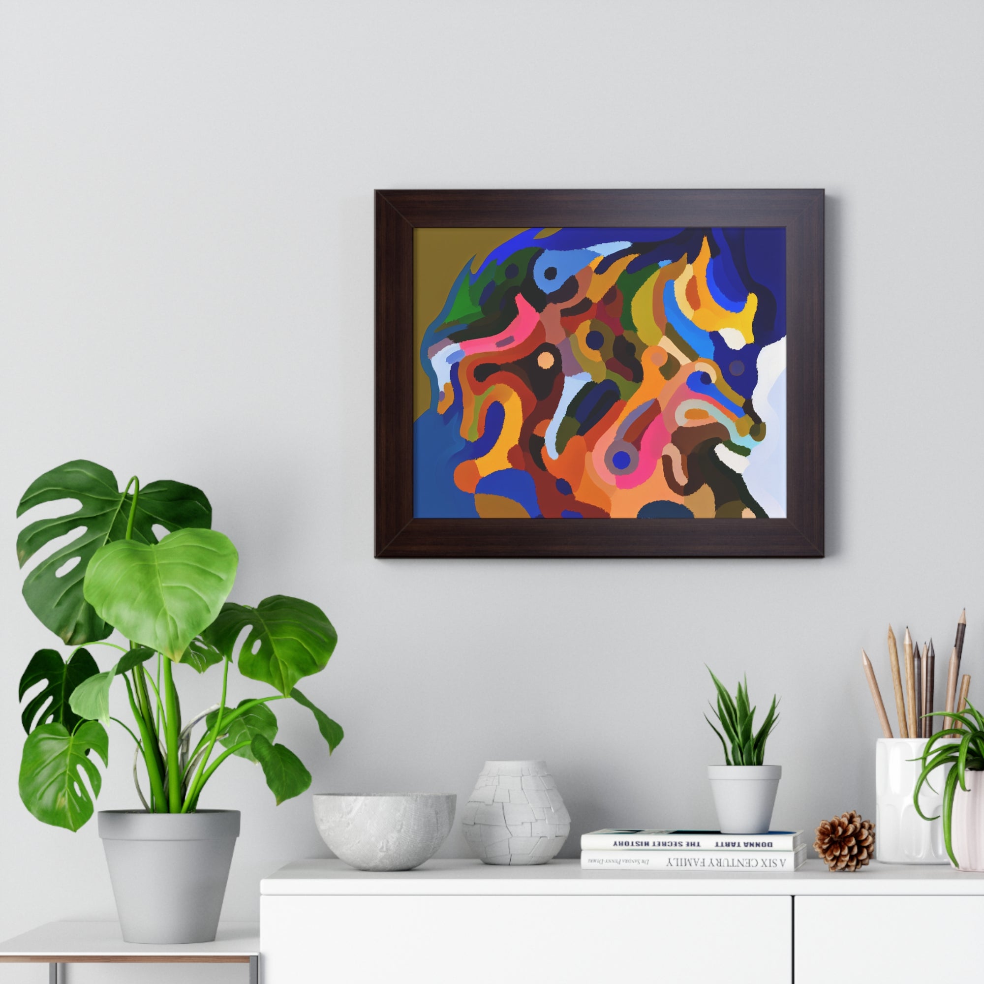 Primal Whispers of Motion | Framed Print