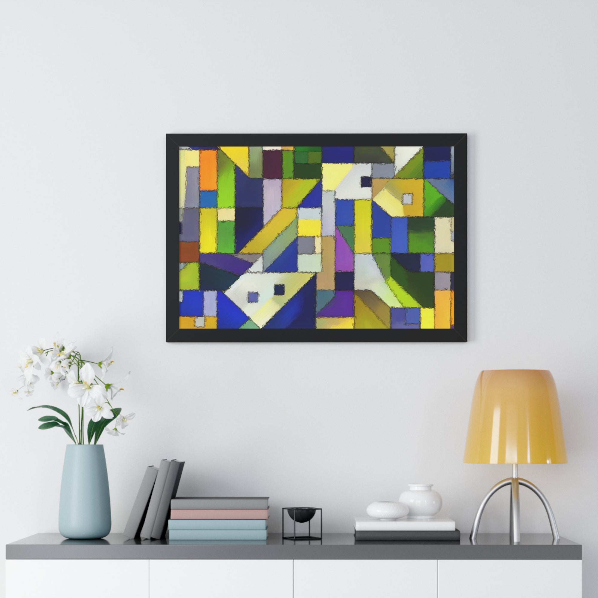 Fractured Harmony and Light | Framed Print