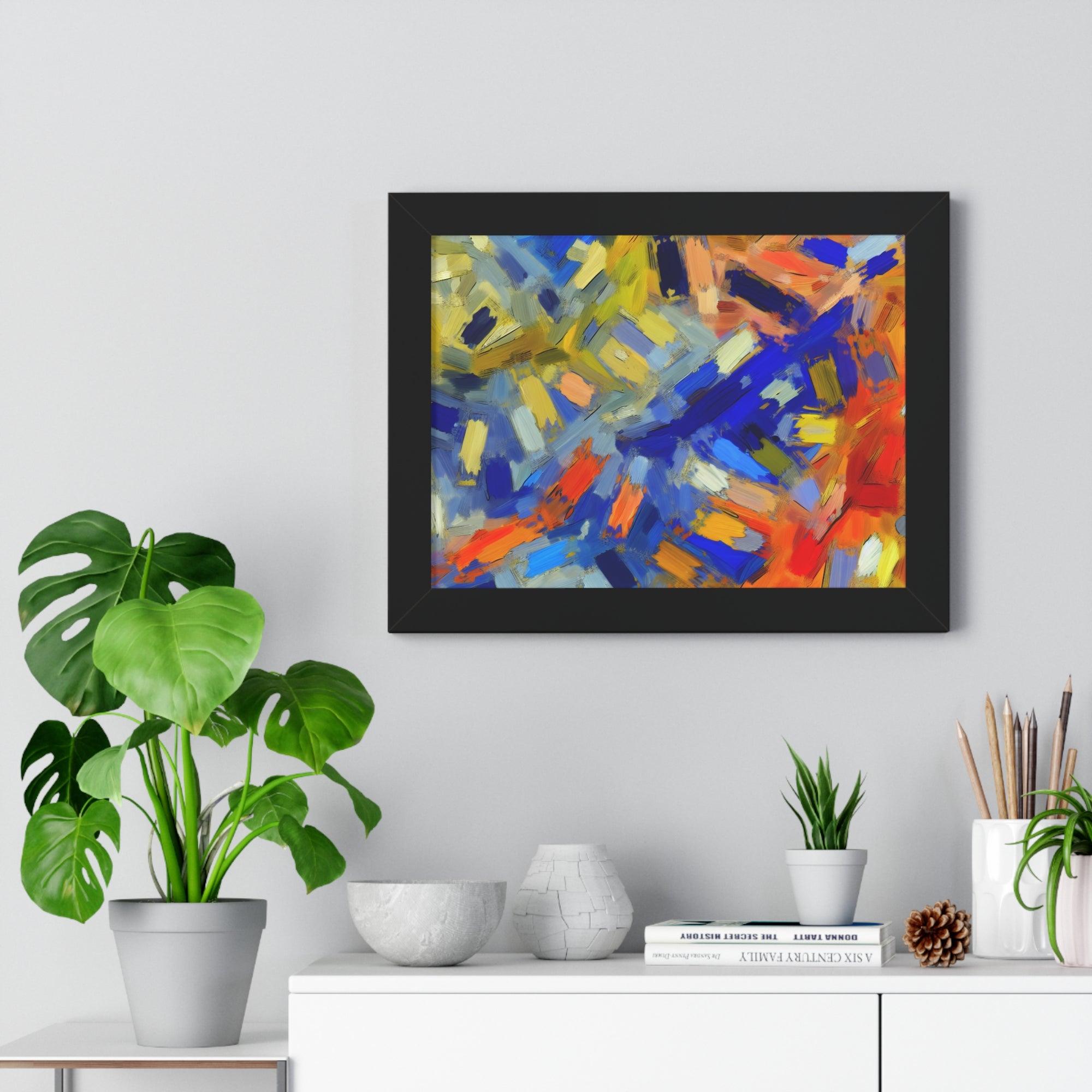 Chromatic Dance of Emotion | Framed Print