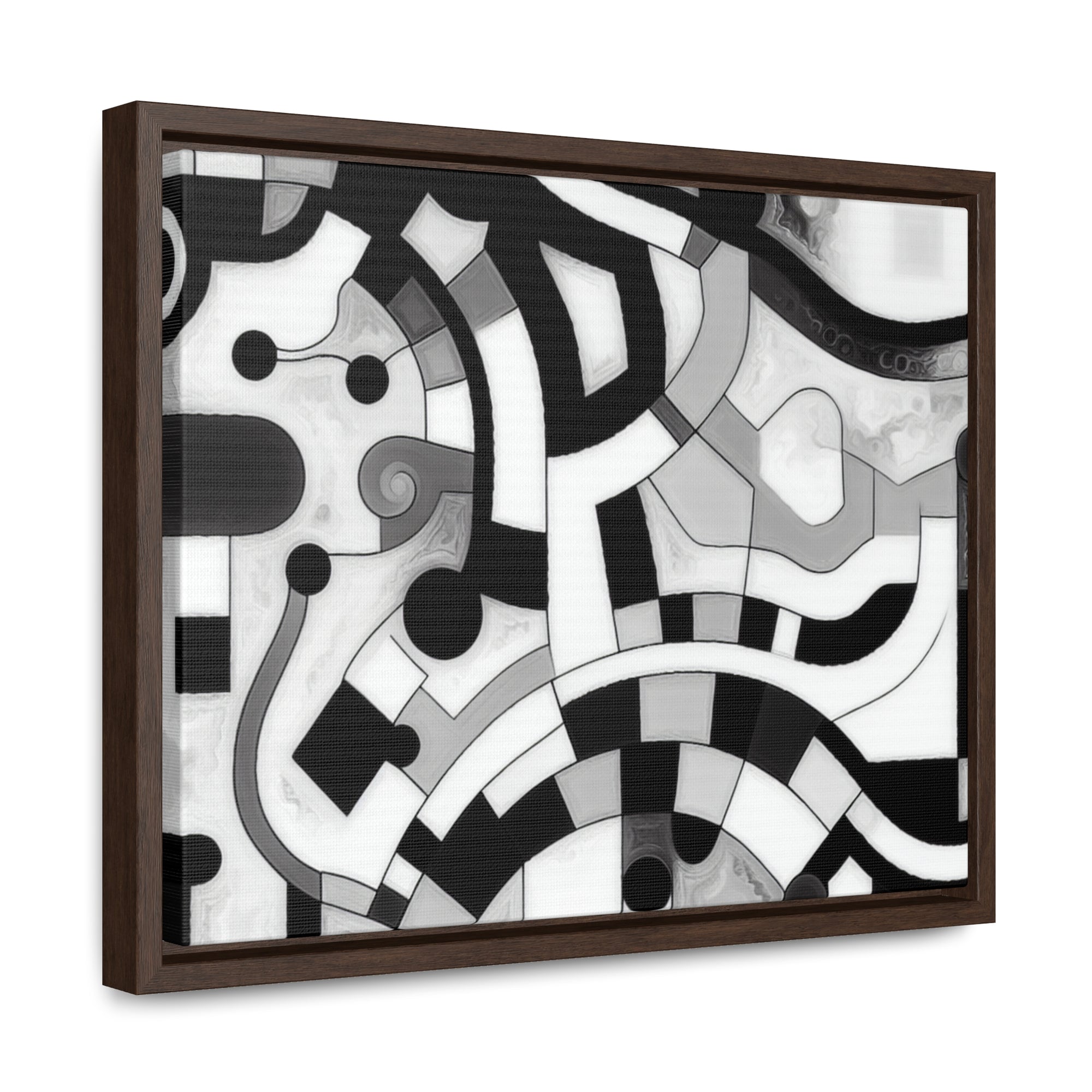 Rhythm of Shadows | Framed Canvas