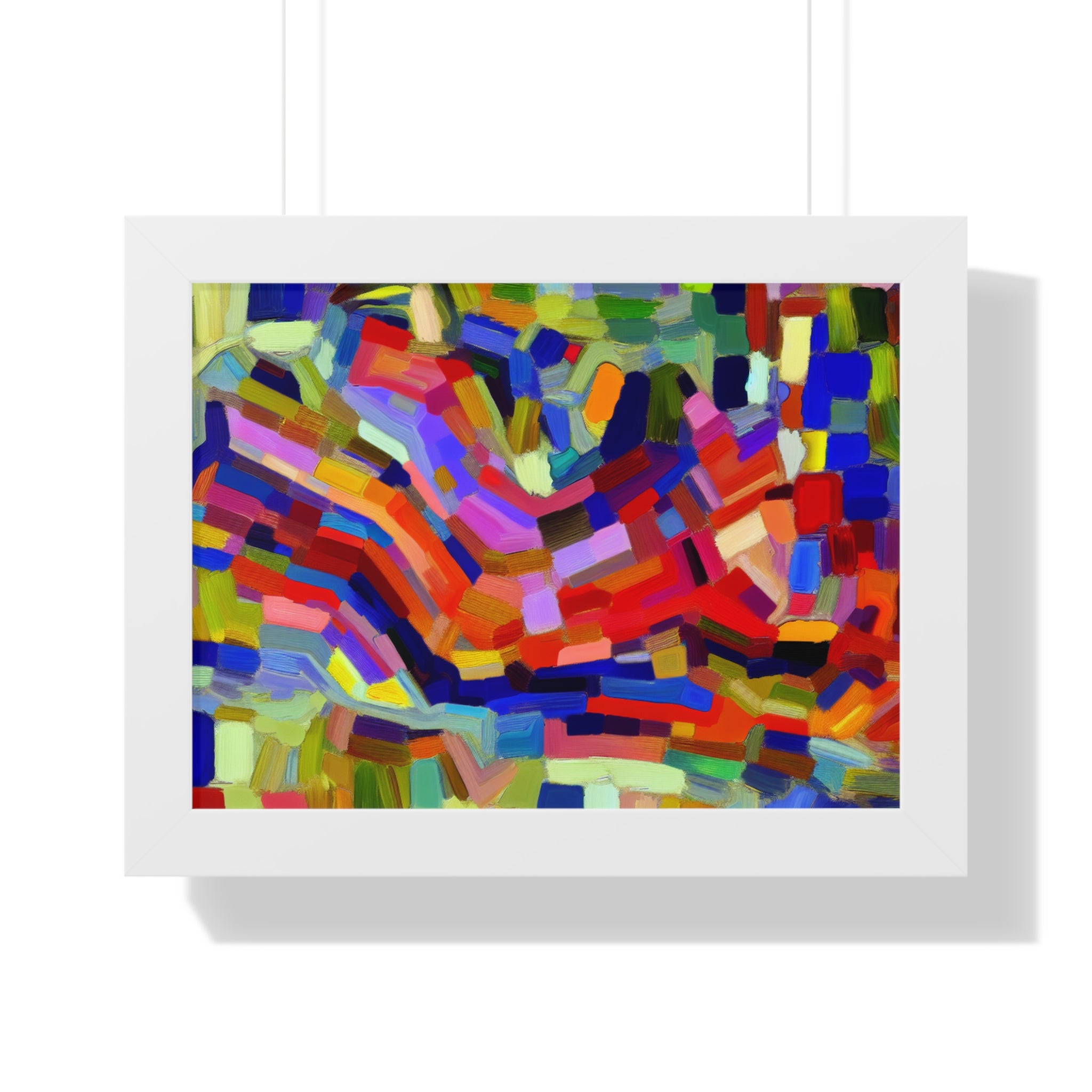 Vivid Echoes in Motion | Framed Print