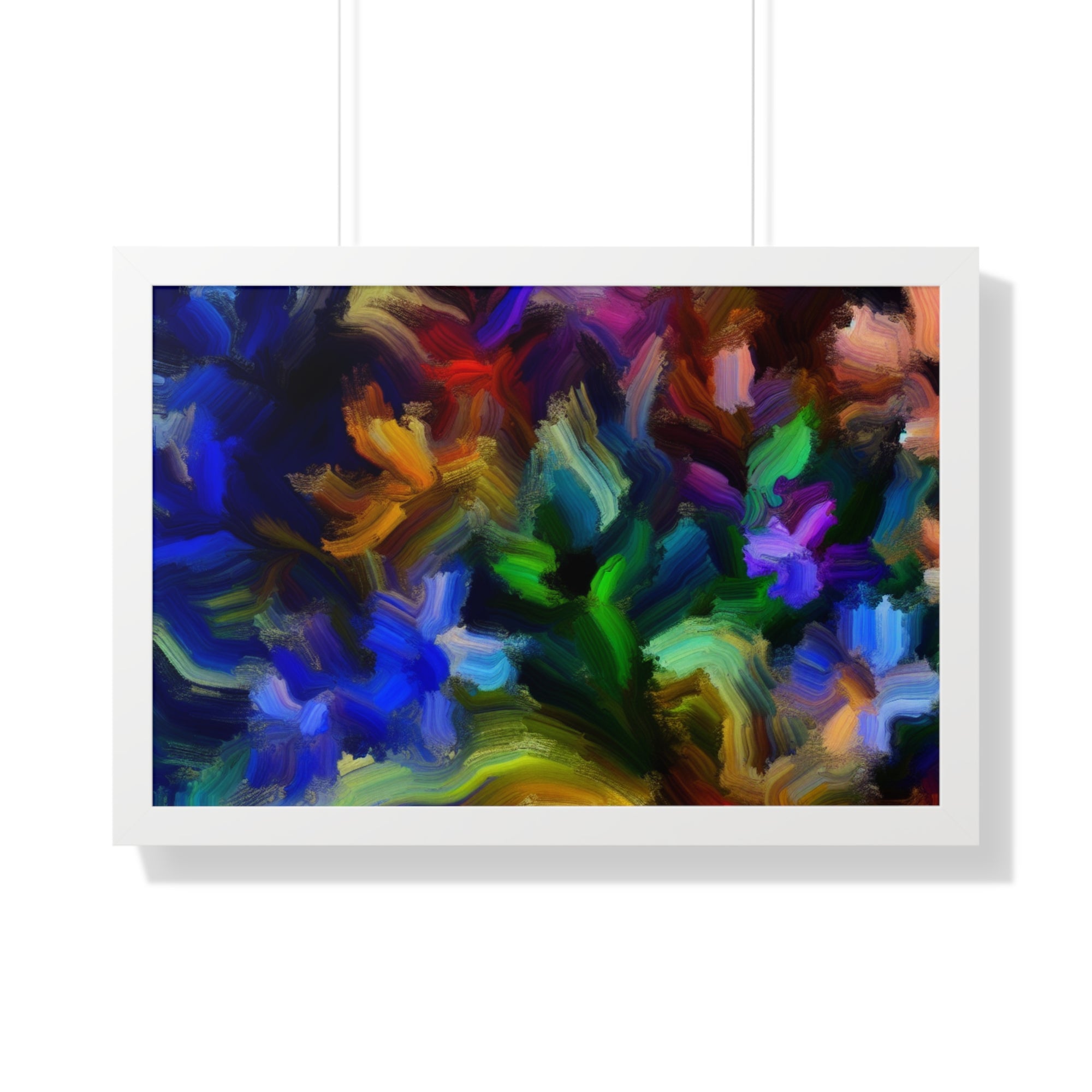 Vibrant Whispers of Flora | Framed Print