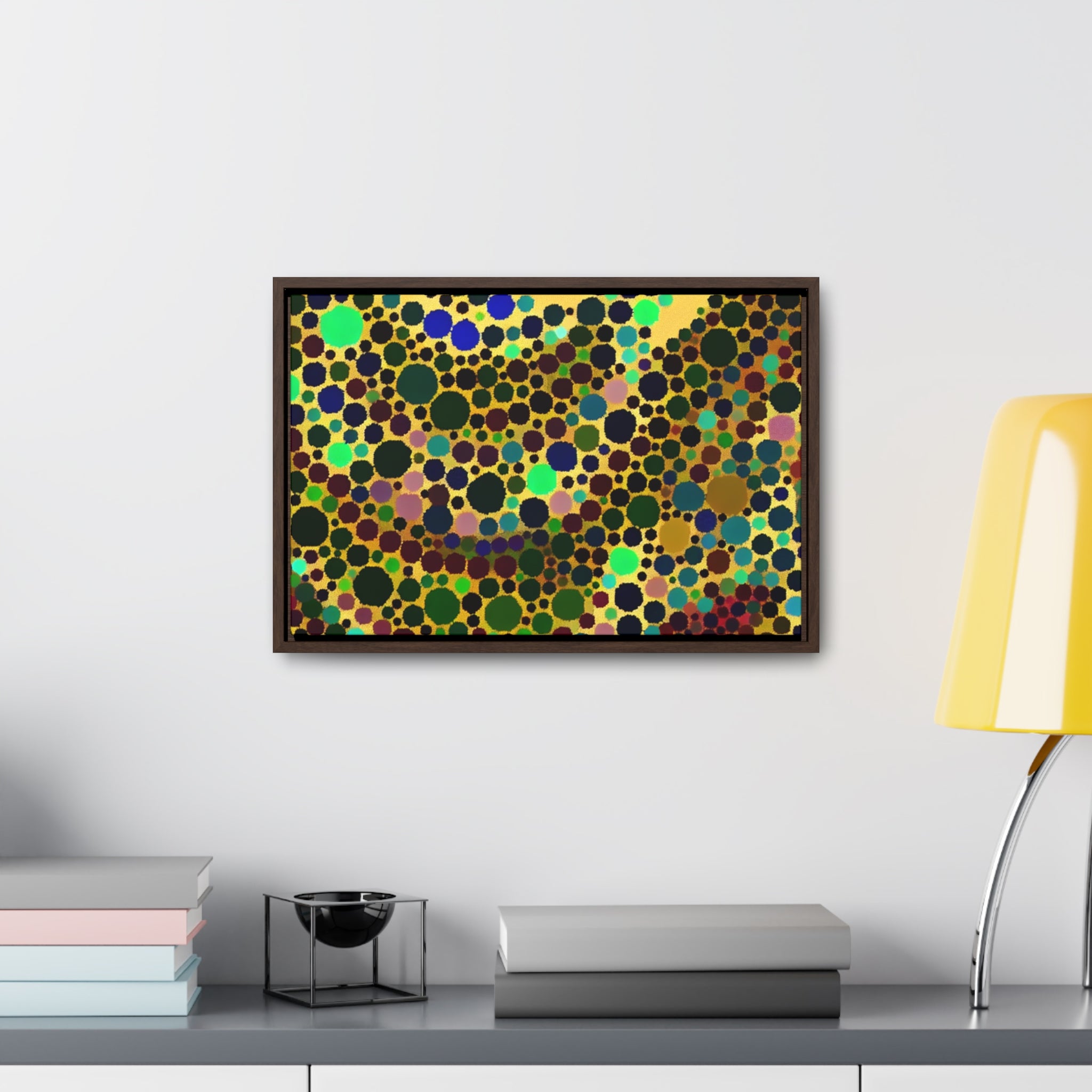 Circles of Cosmic Flow | Framed Canvas