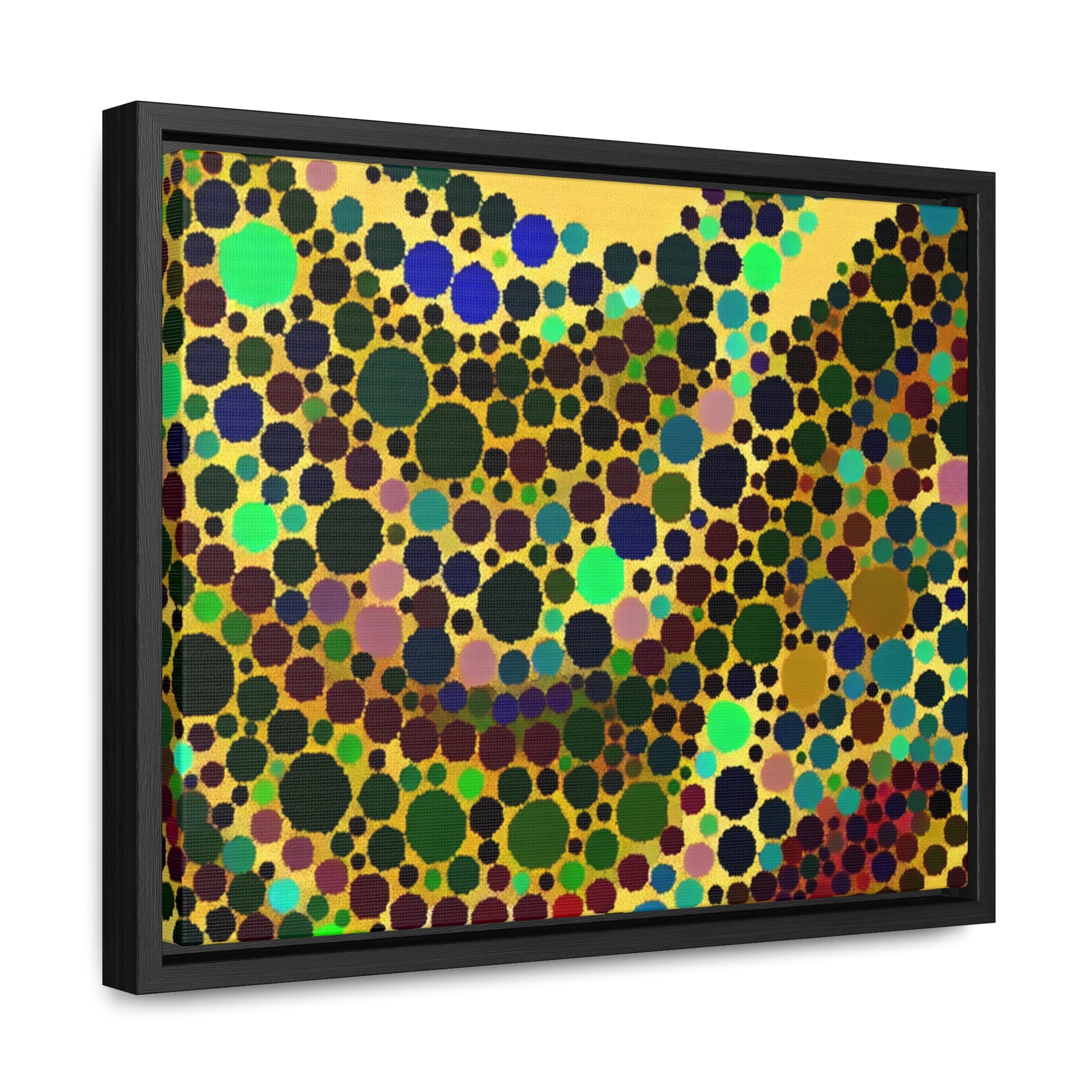 Circles of Cosmic Flow | Framed Canvas