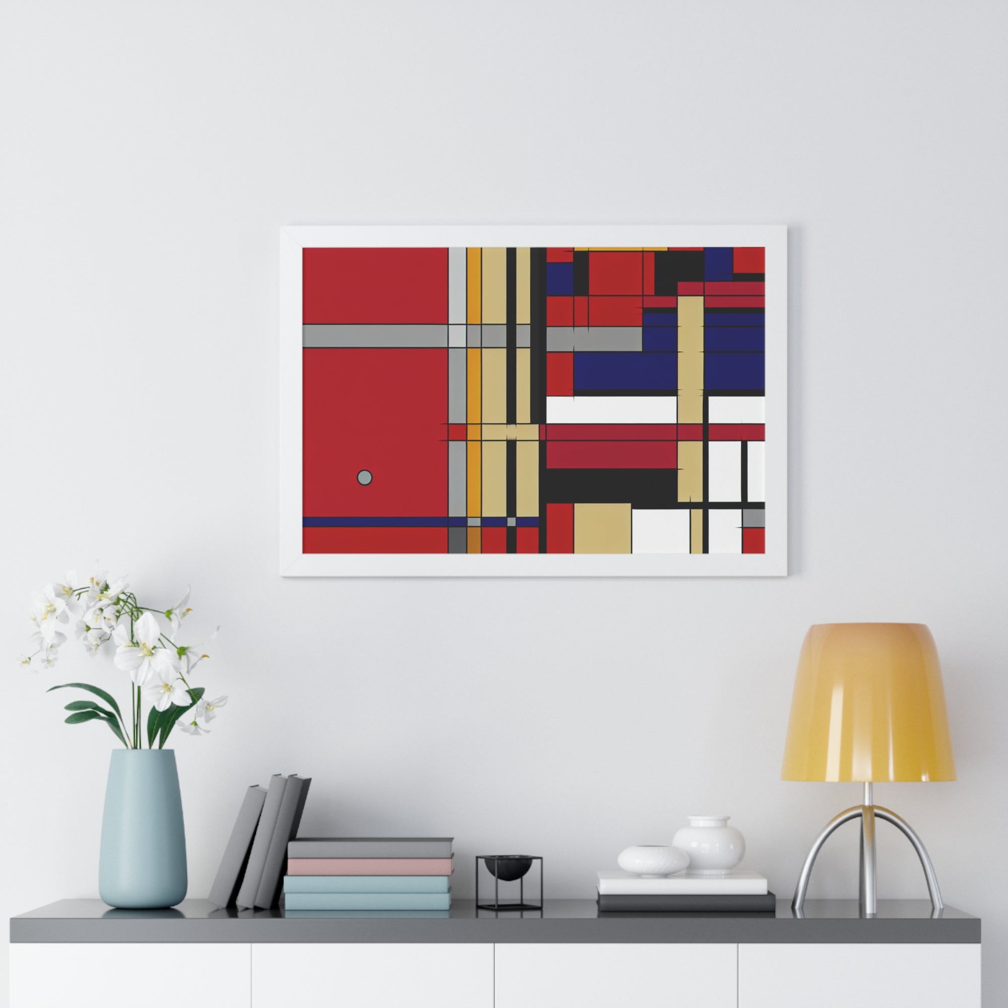 Dynamic Harmony of Shapes | Framed Print