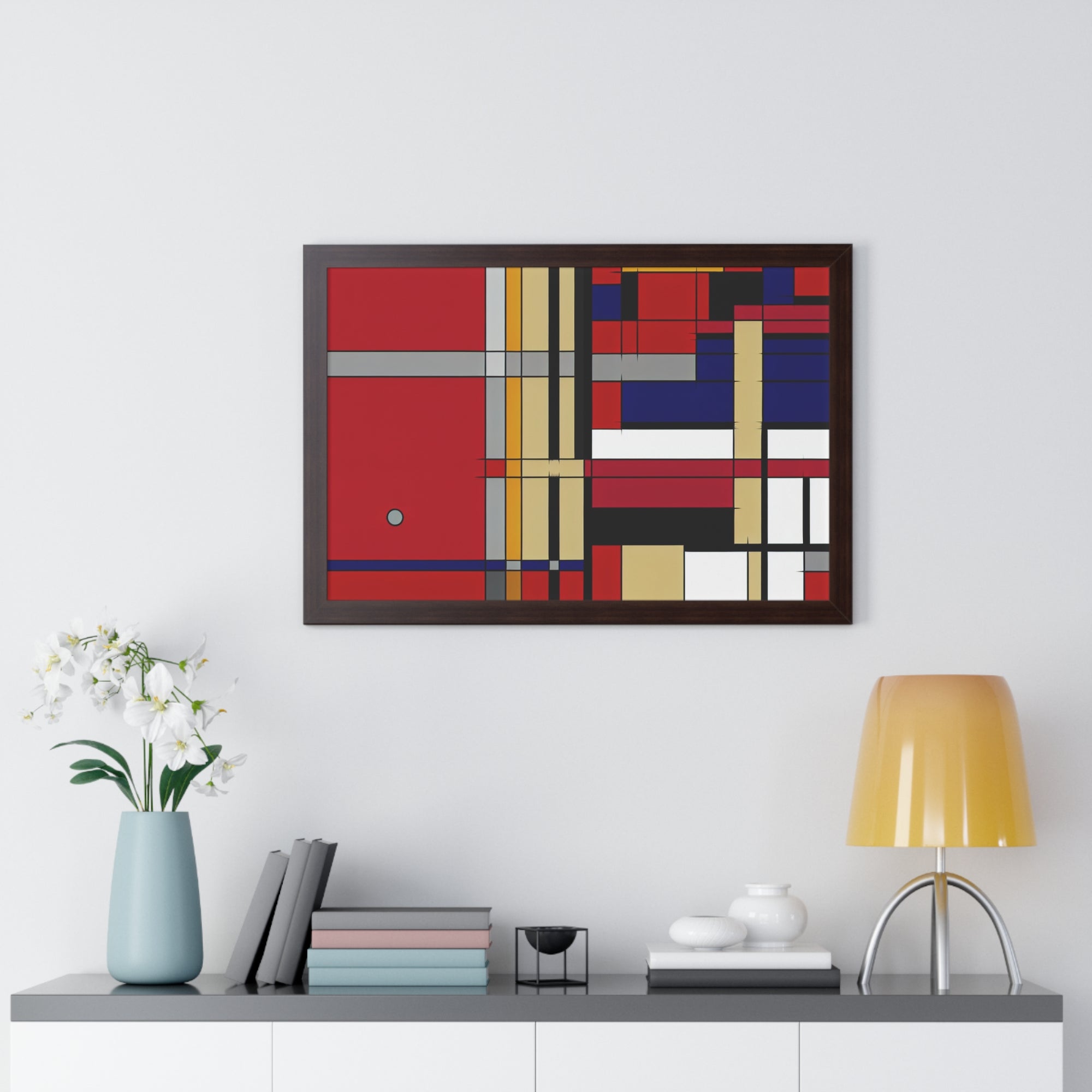 Dynamic Harmony of Shapes | Framed Print