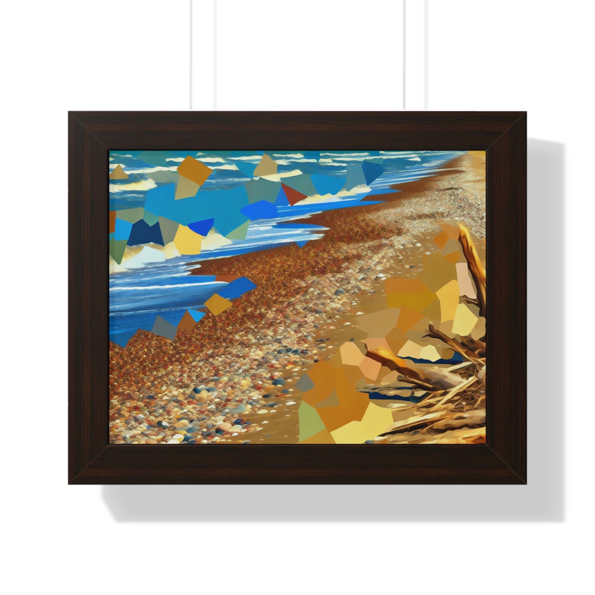 Tidal Whispers and Sunlight | Framed Print