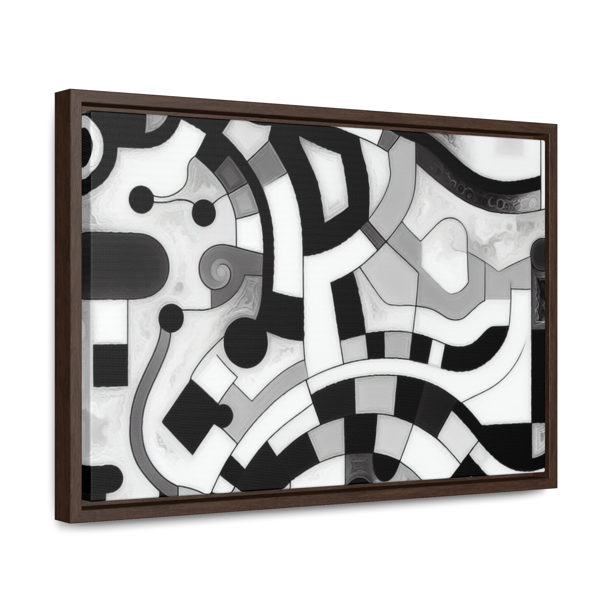 Rhythm of Shadows | Framed Canvas