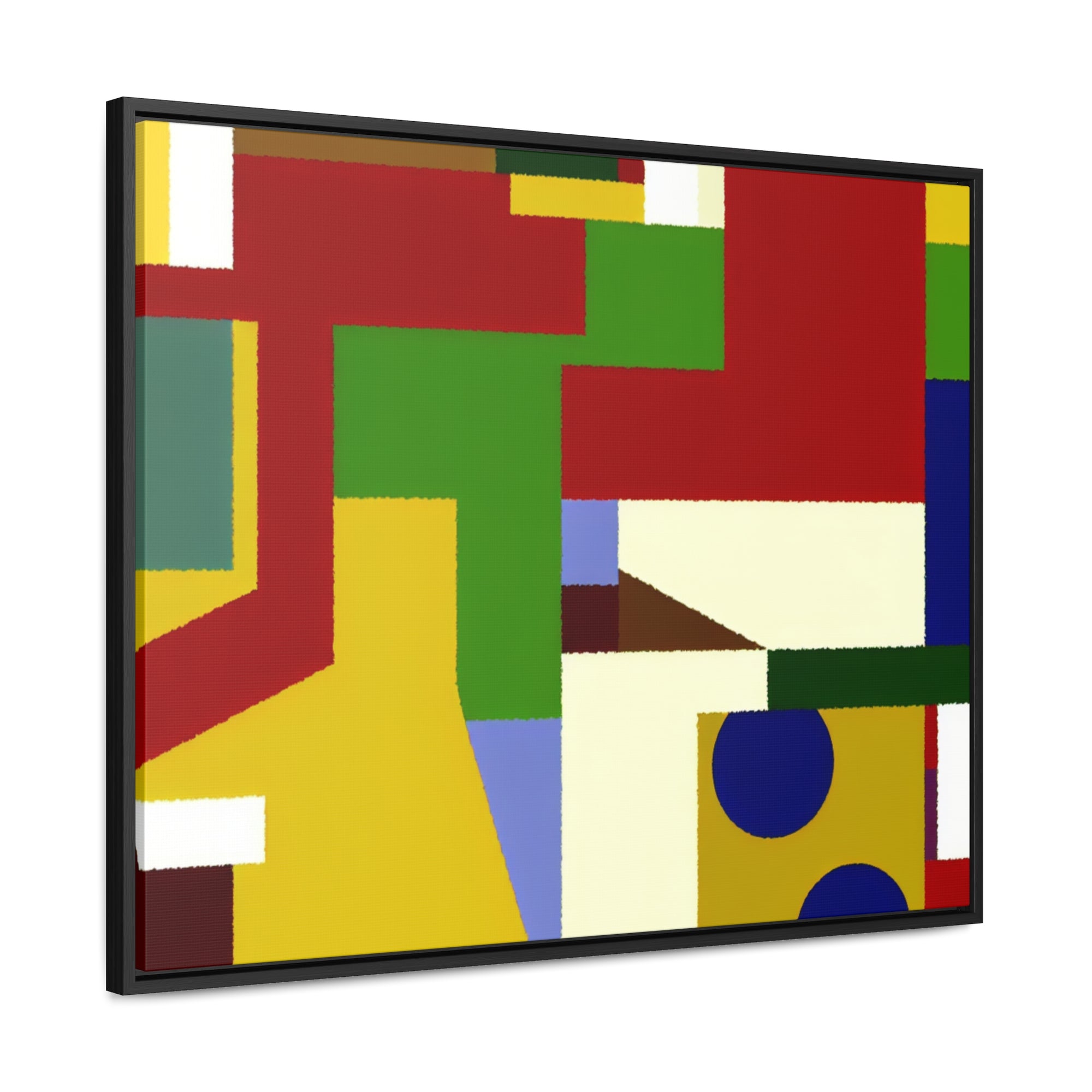 Geometric Harmony Unleashed | Framed Canvas