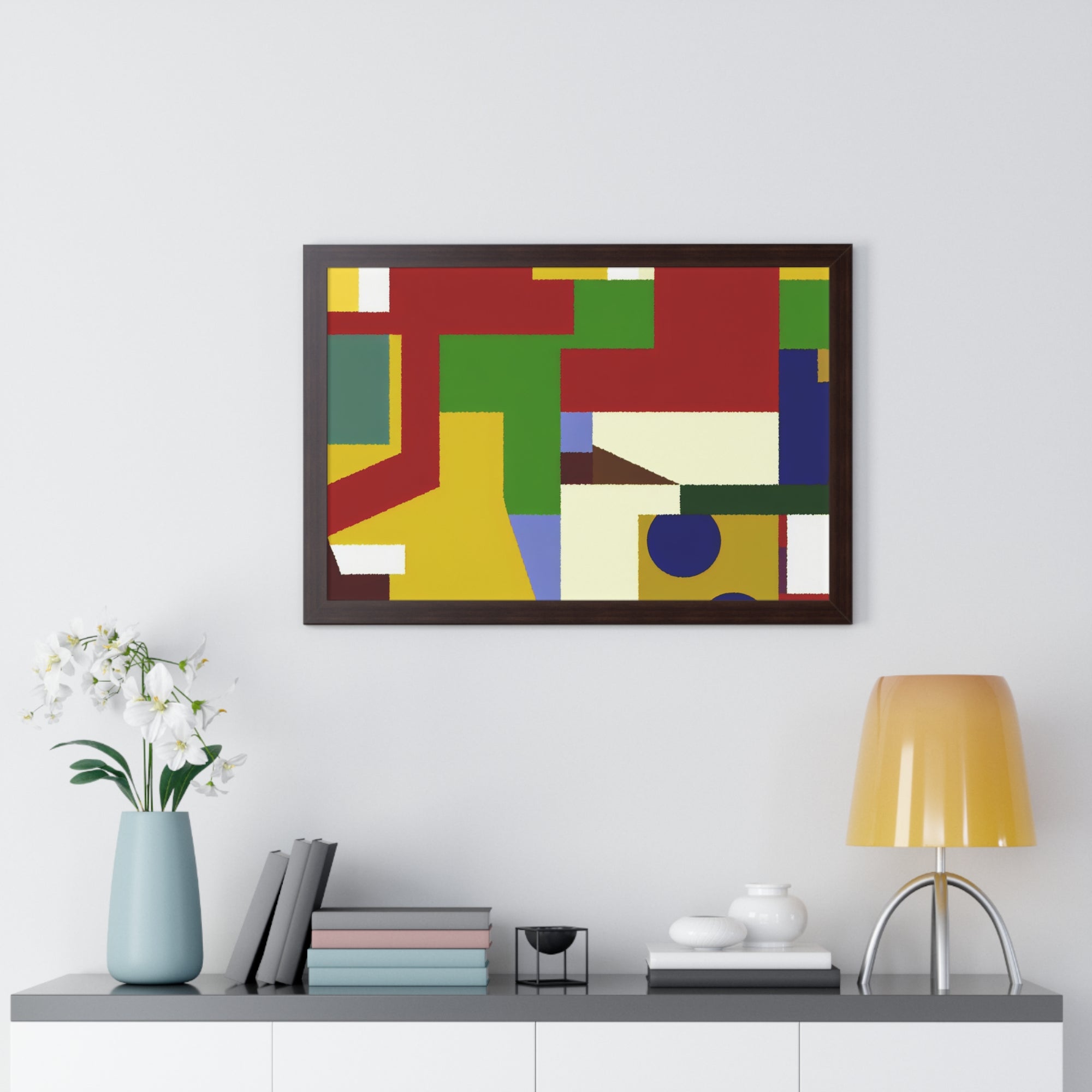 Geometric Harmony Unleashed | Framed Print