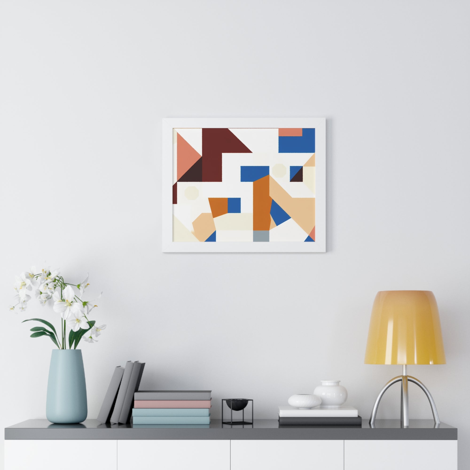 Rhythmic Fragments of Color | Framed Print