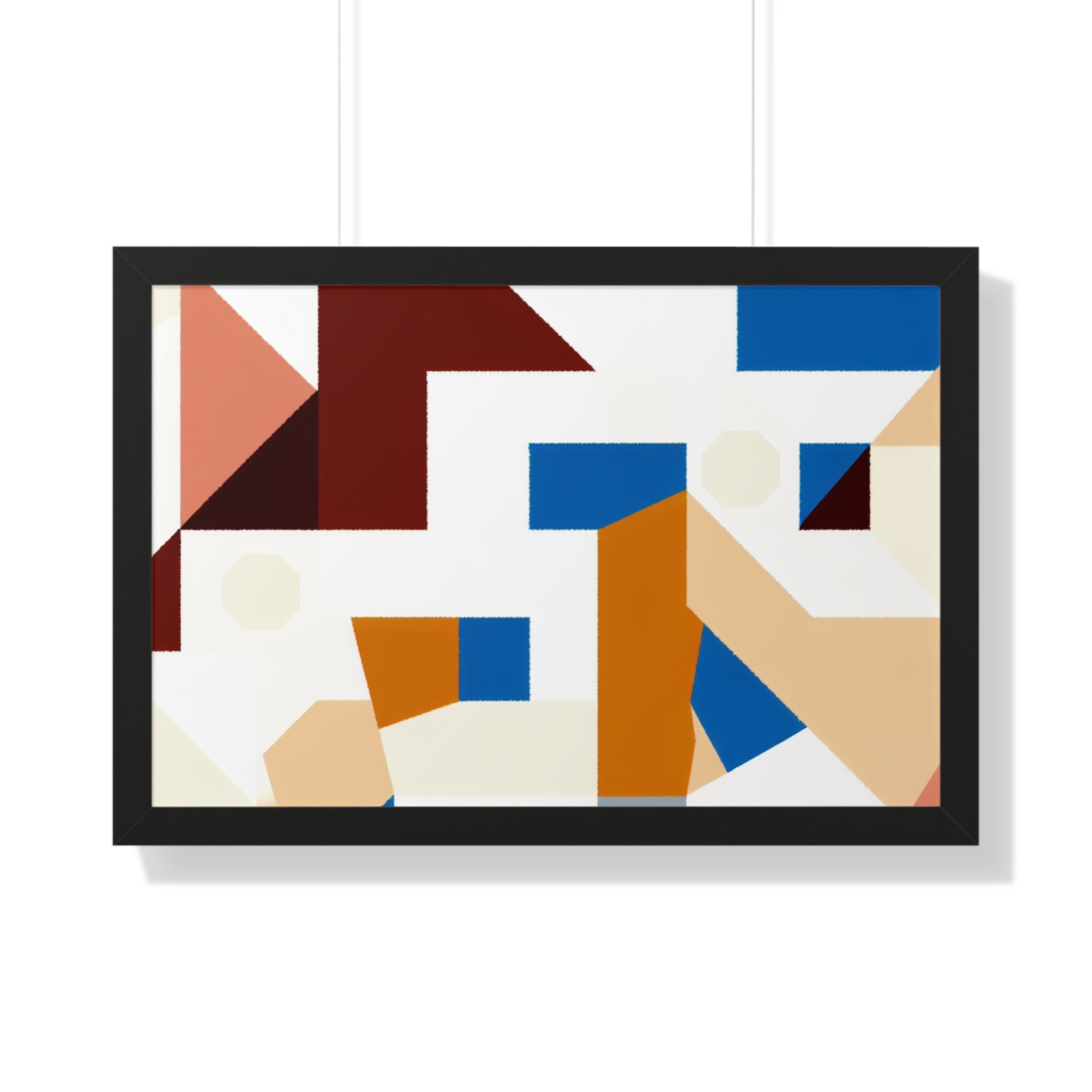 Rhythmic Fragments of Color | Framed Print