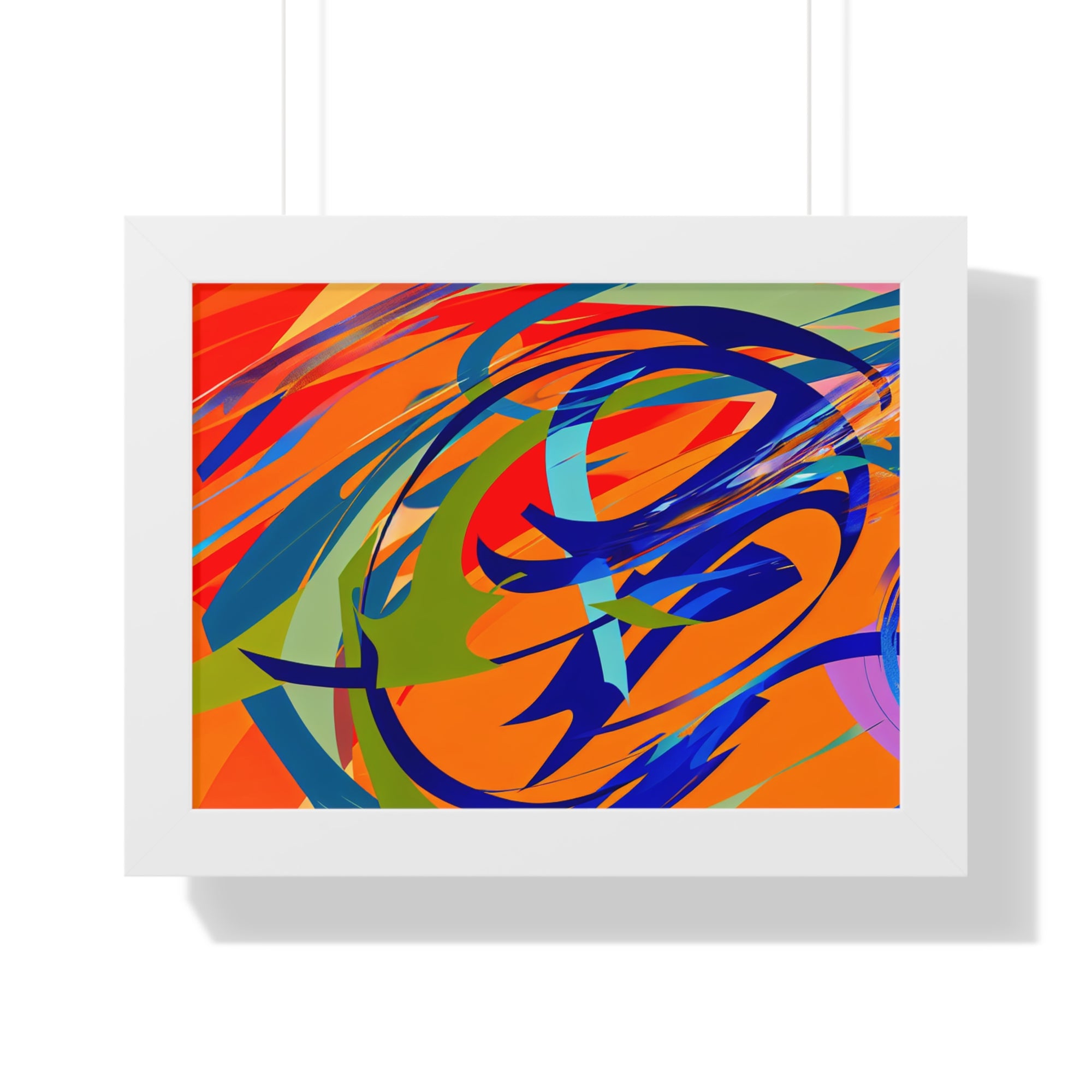 Chromatic Reverie and Motion | Framed Print