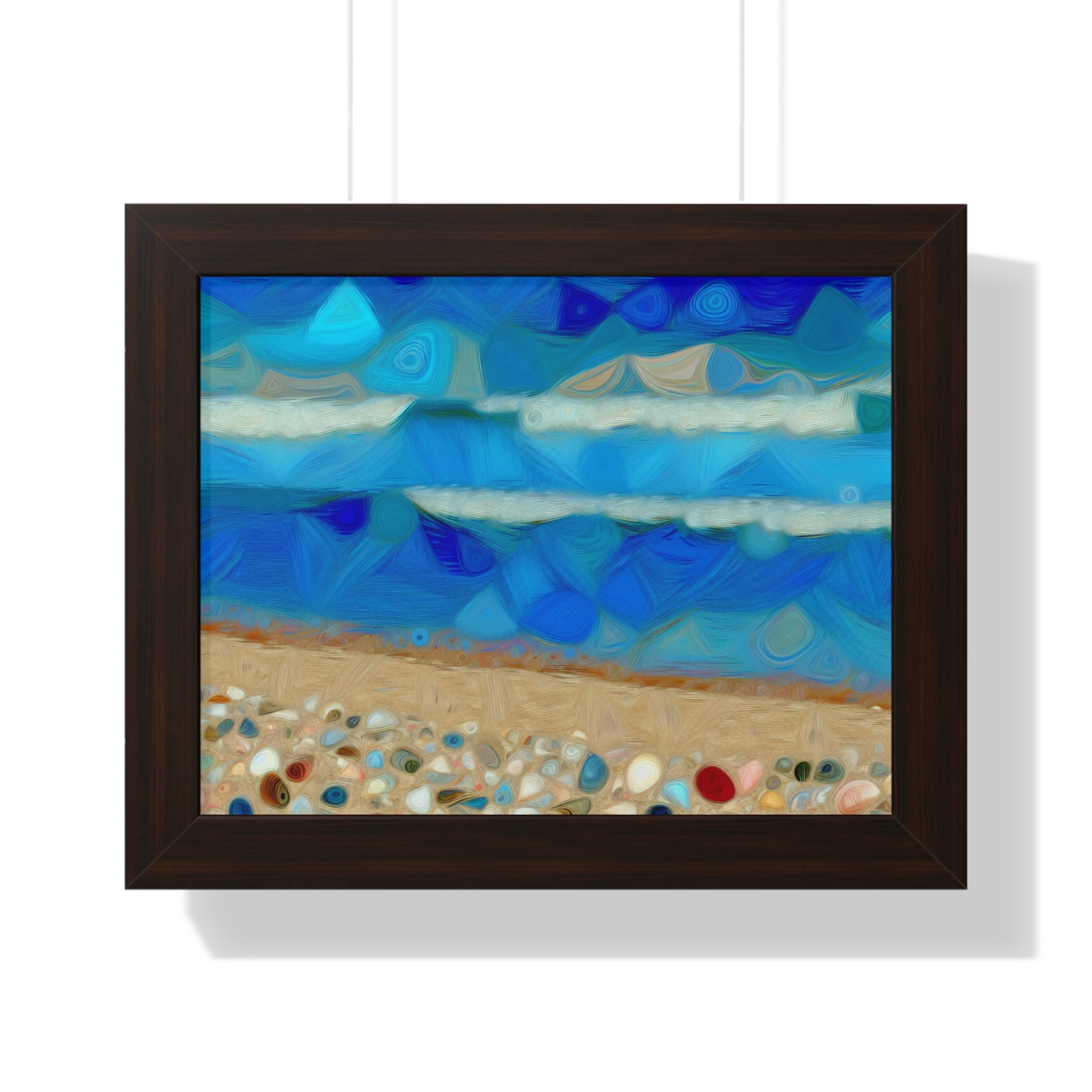 Whispers of Tidal Serenity | Framed Print