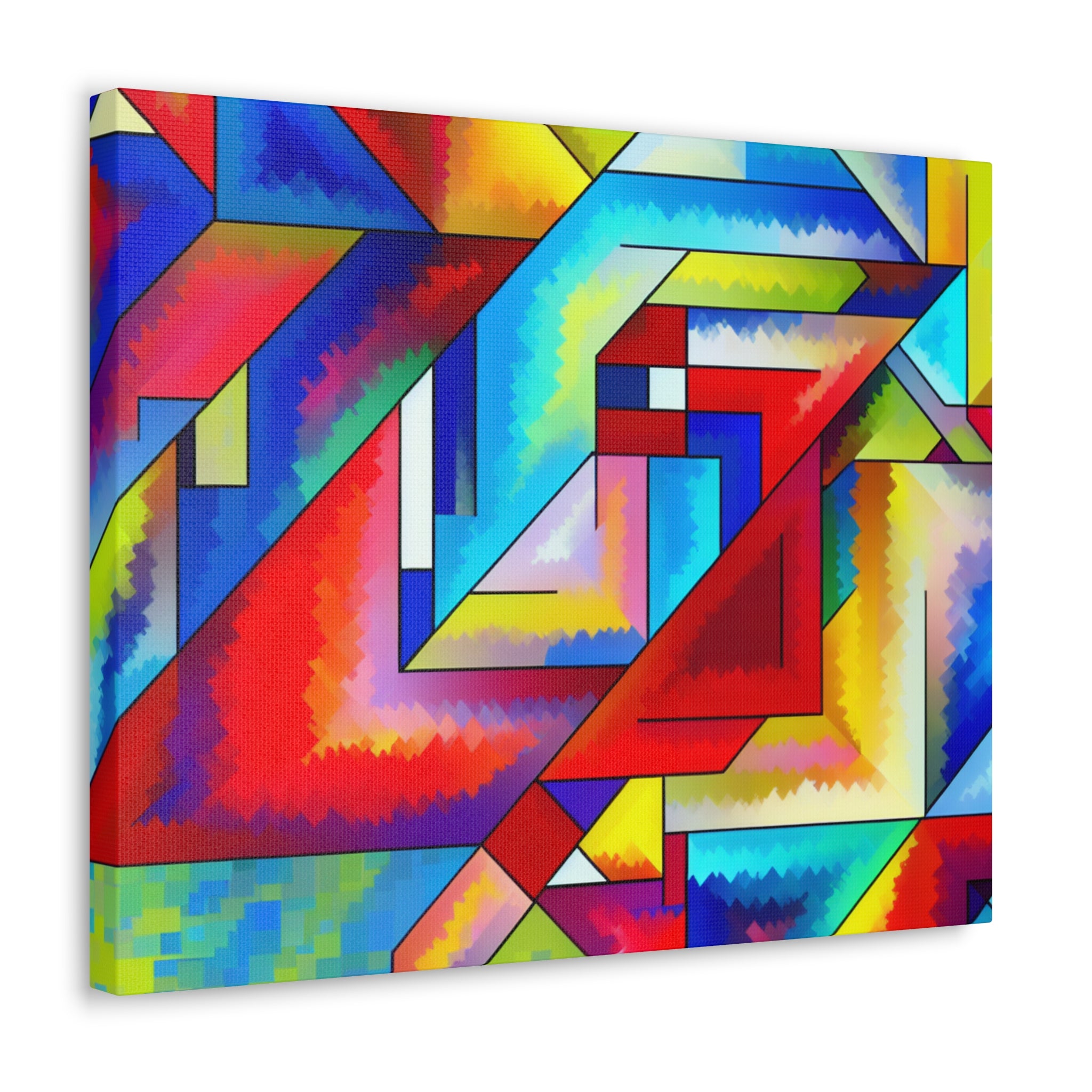 Energetic Harmony in Shapes | Canvas