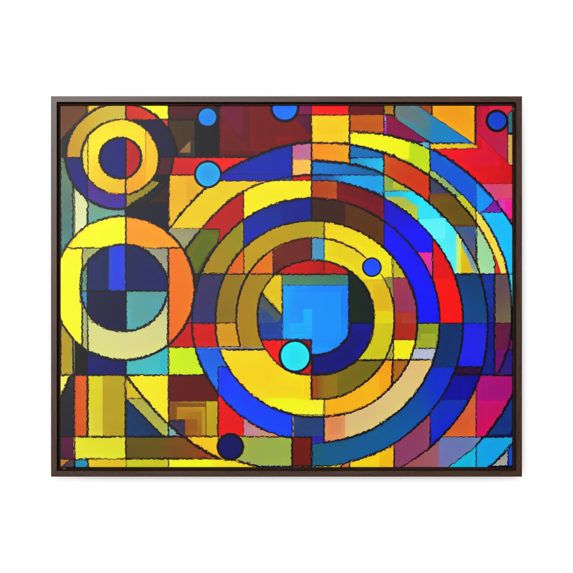 Dynamic Chaos and Harmony | Framed Canvas