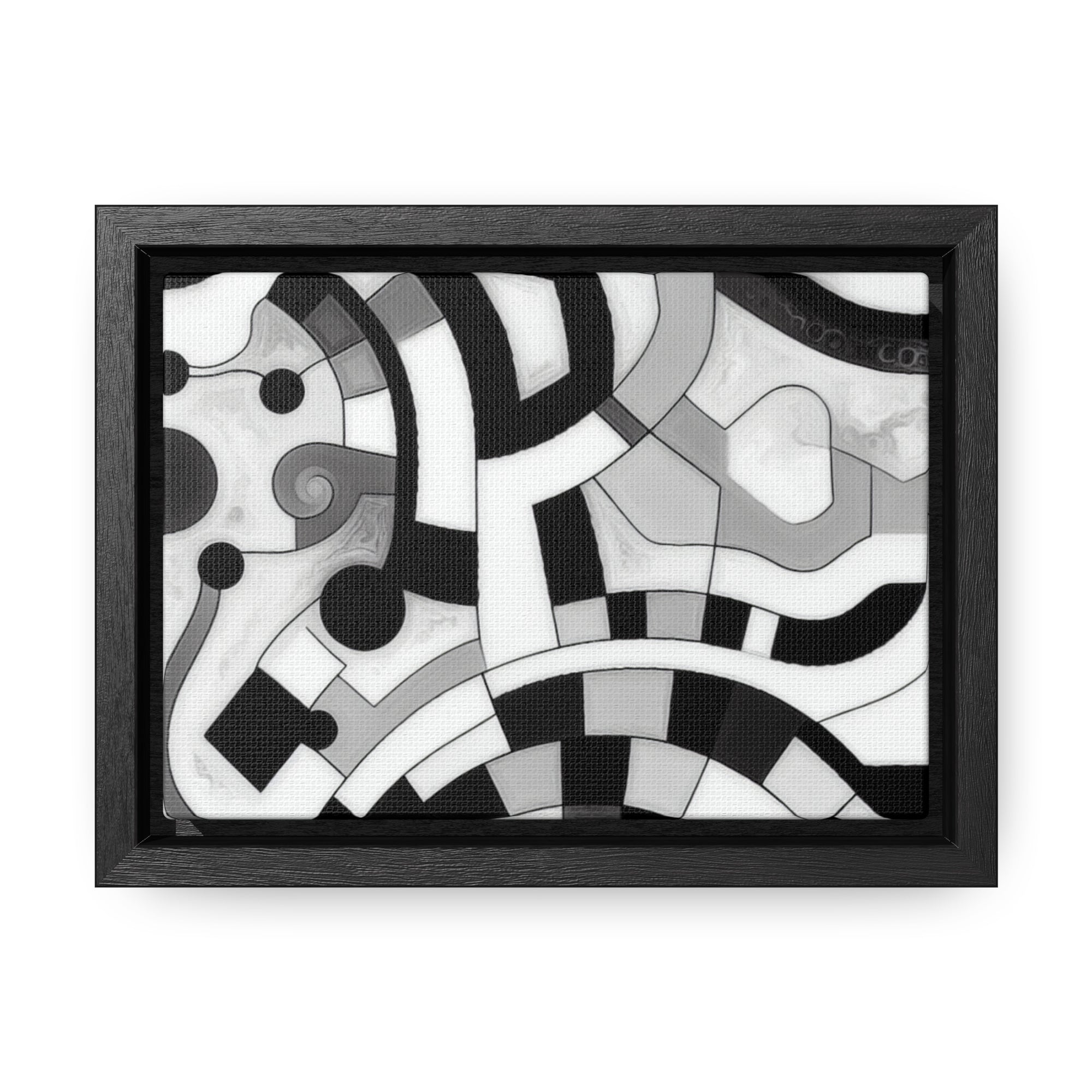 Rhythm of Shadows | Framed Canvas