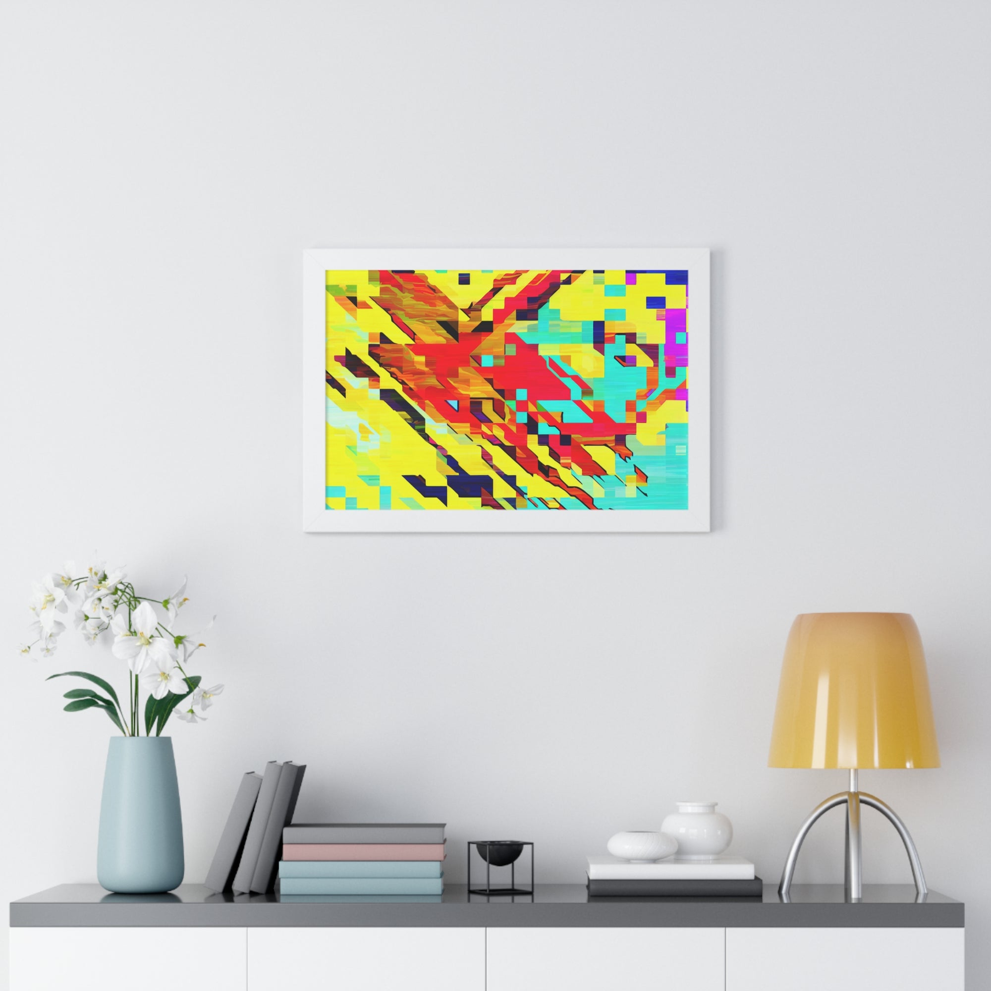 Euphoria in Pixels | Framed Print