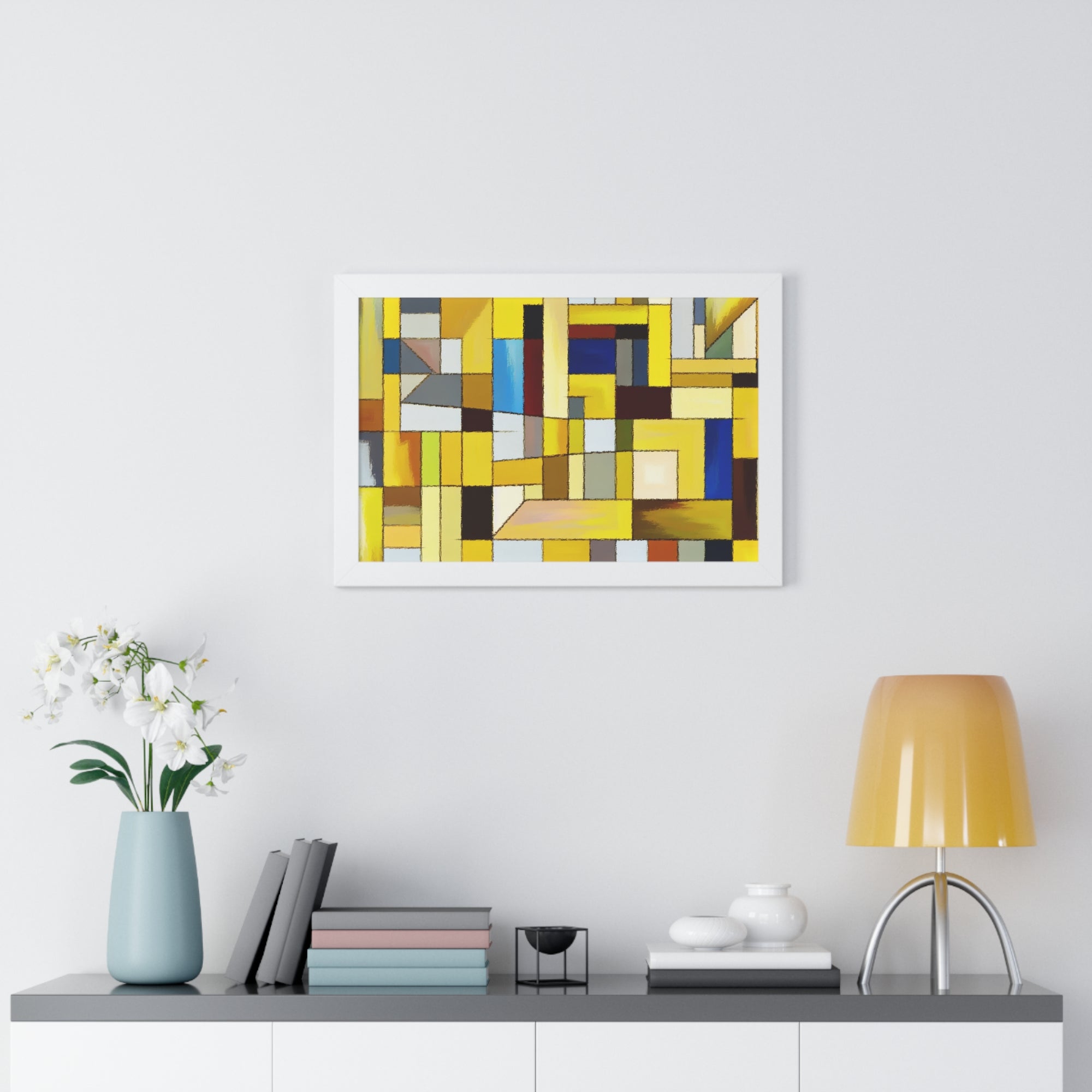 Chromatic Fragments and Light | Framed Print