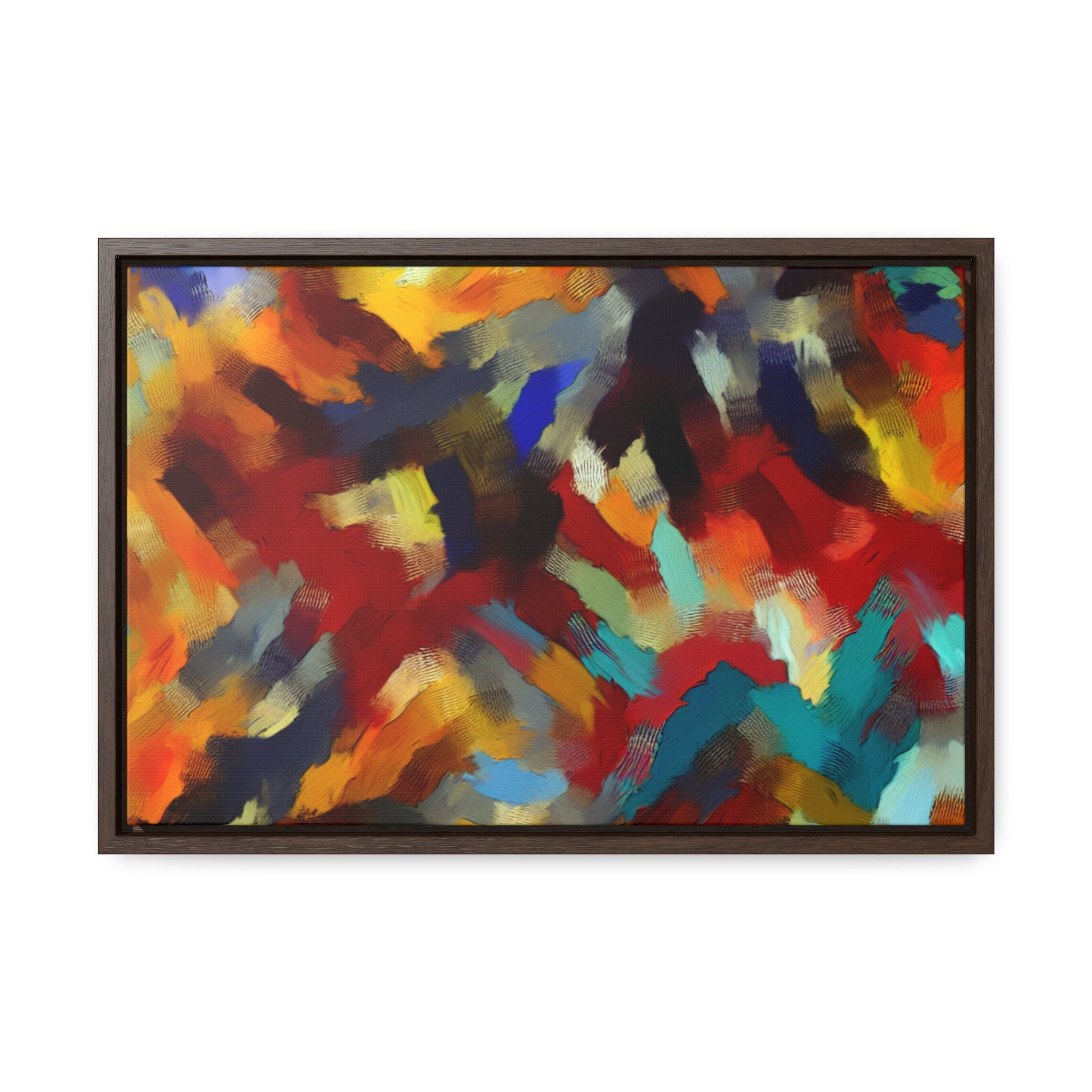 Euphoria in Chaos | Framed Canvas