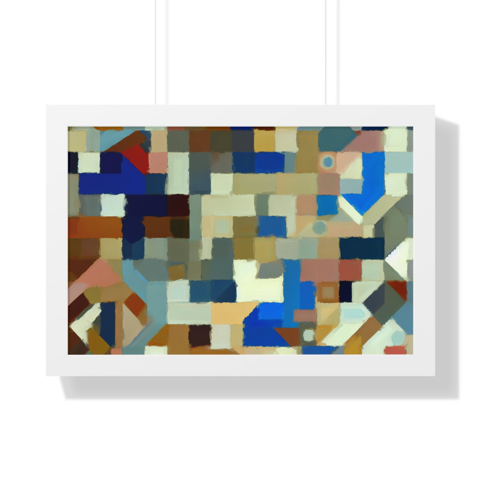 Fractured Symphony of Color | Framed Print