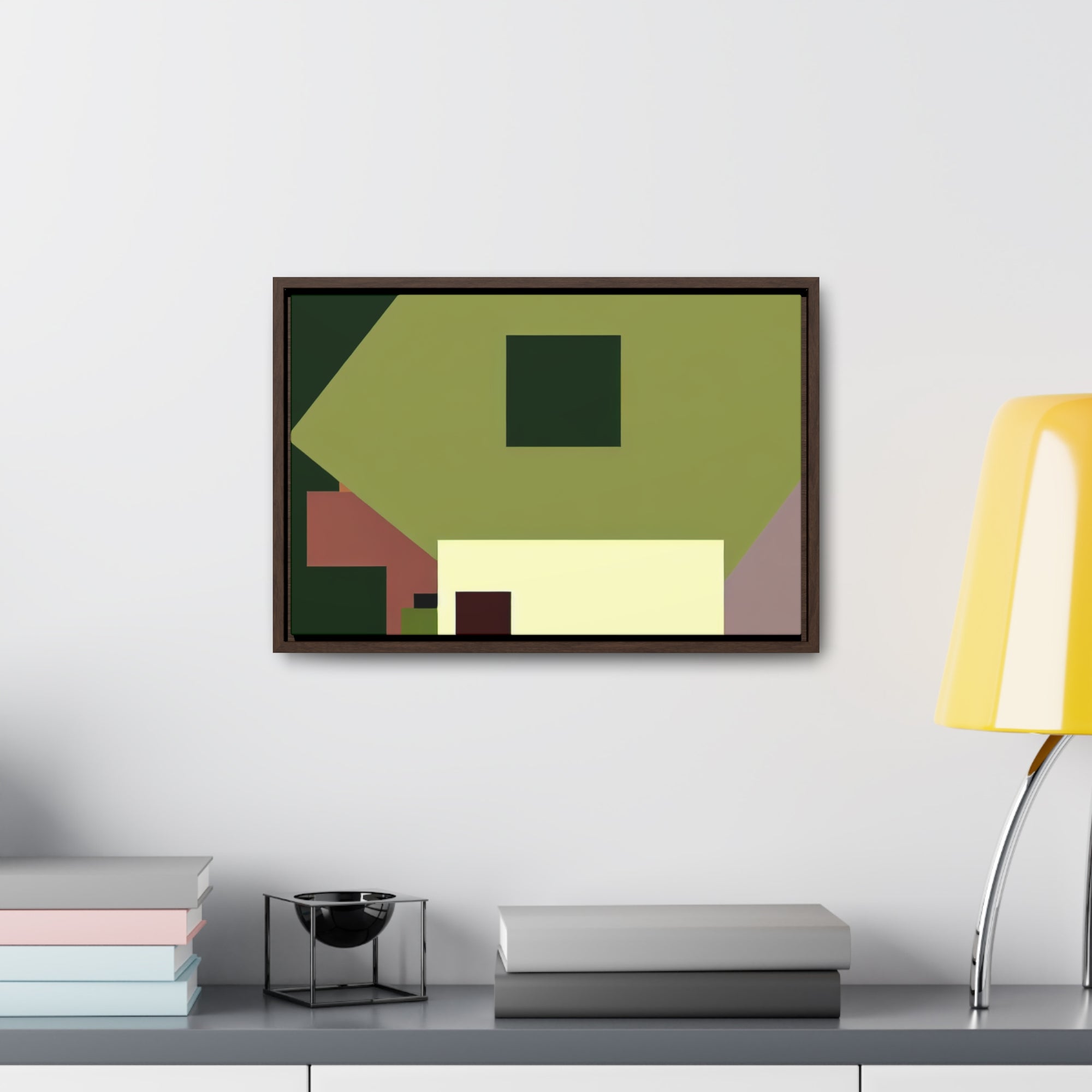 Whispers of Geometry | Framed Canvas