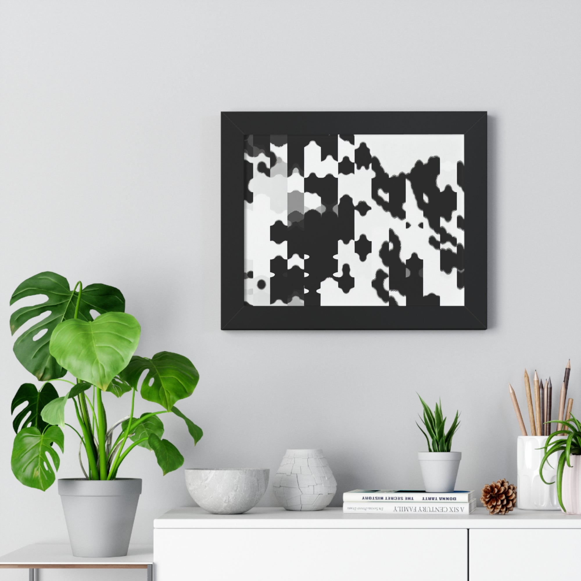 Tension in Monochrome | Framed Print