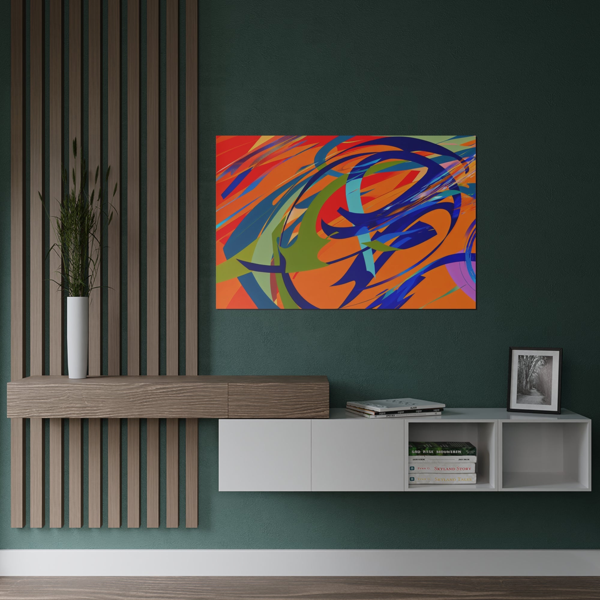 Chromatic Reverie and Motion | Satin Print