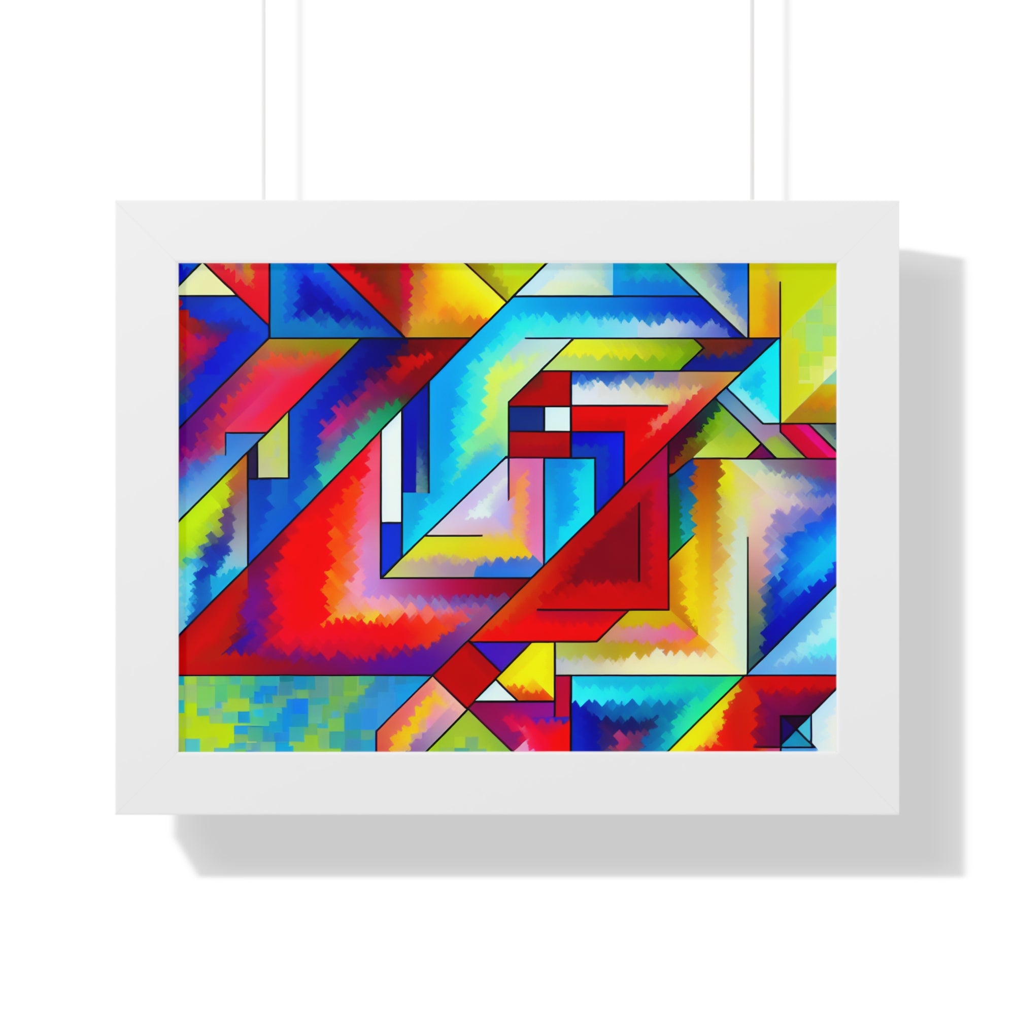 Energetic Harmony in Shapes | Framed Print