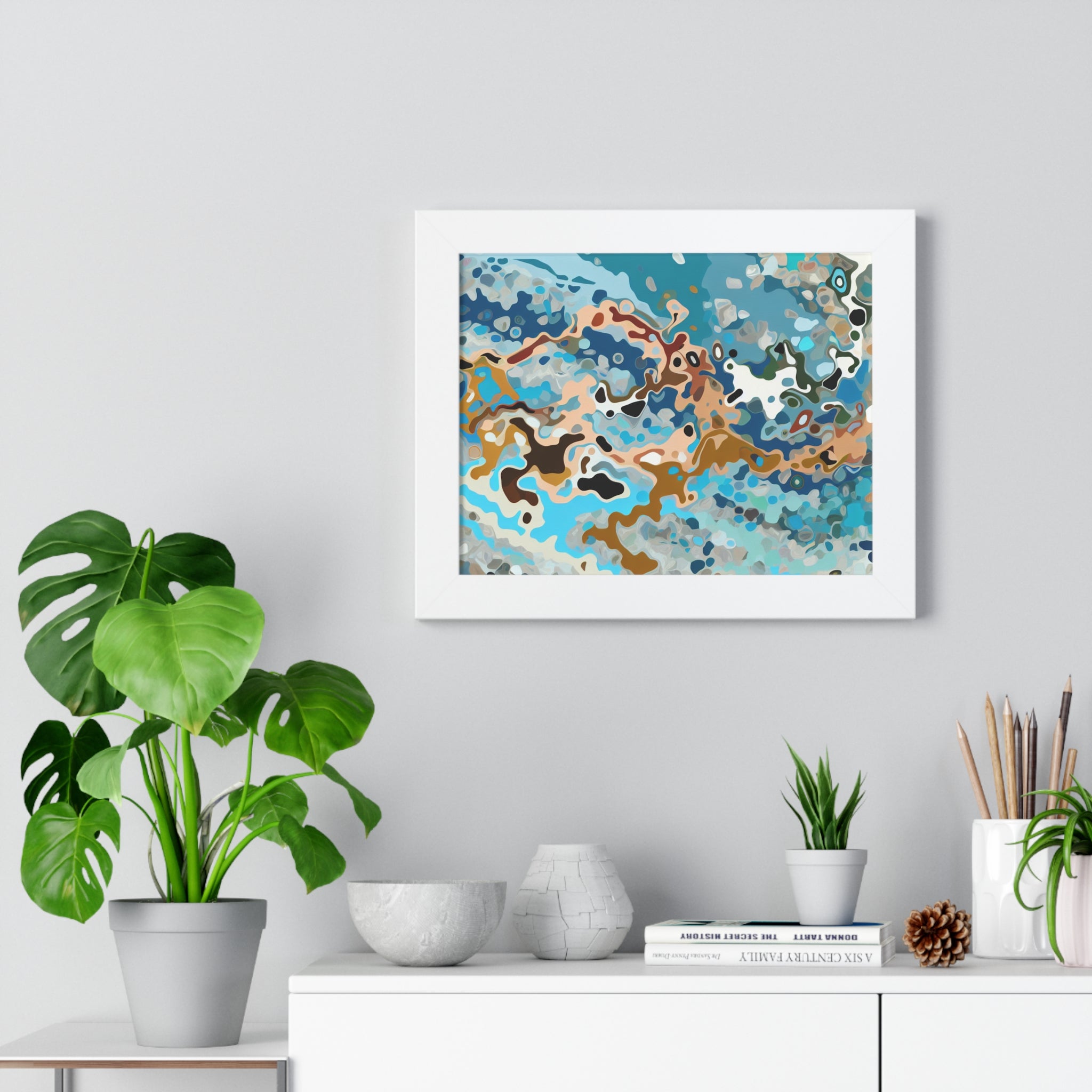 Tidal Whispers and Sands | Framed Print