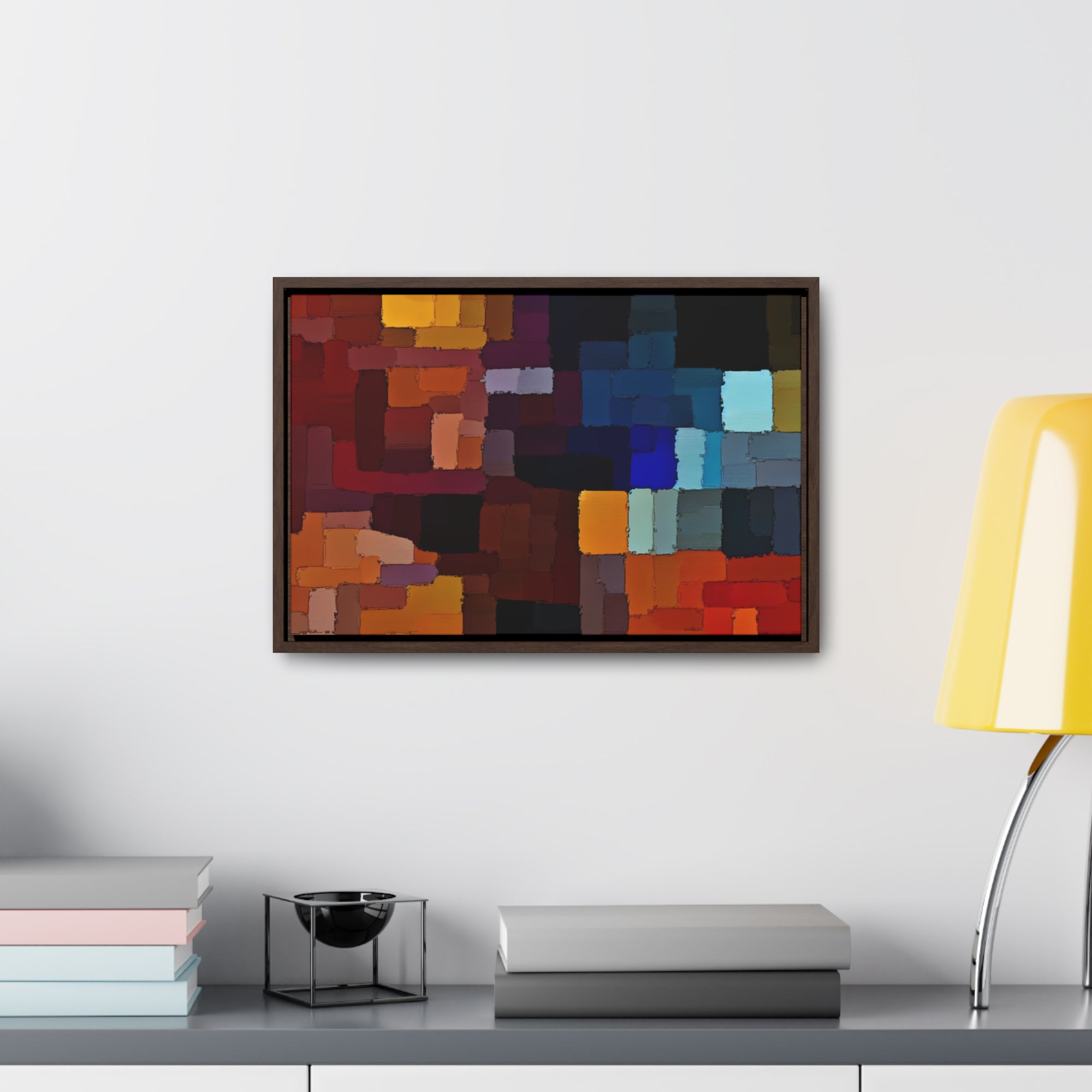 Kaleidoscope and Echoes | Framed Canvas