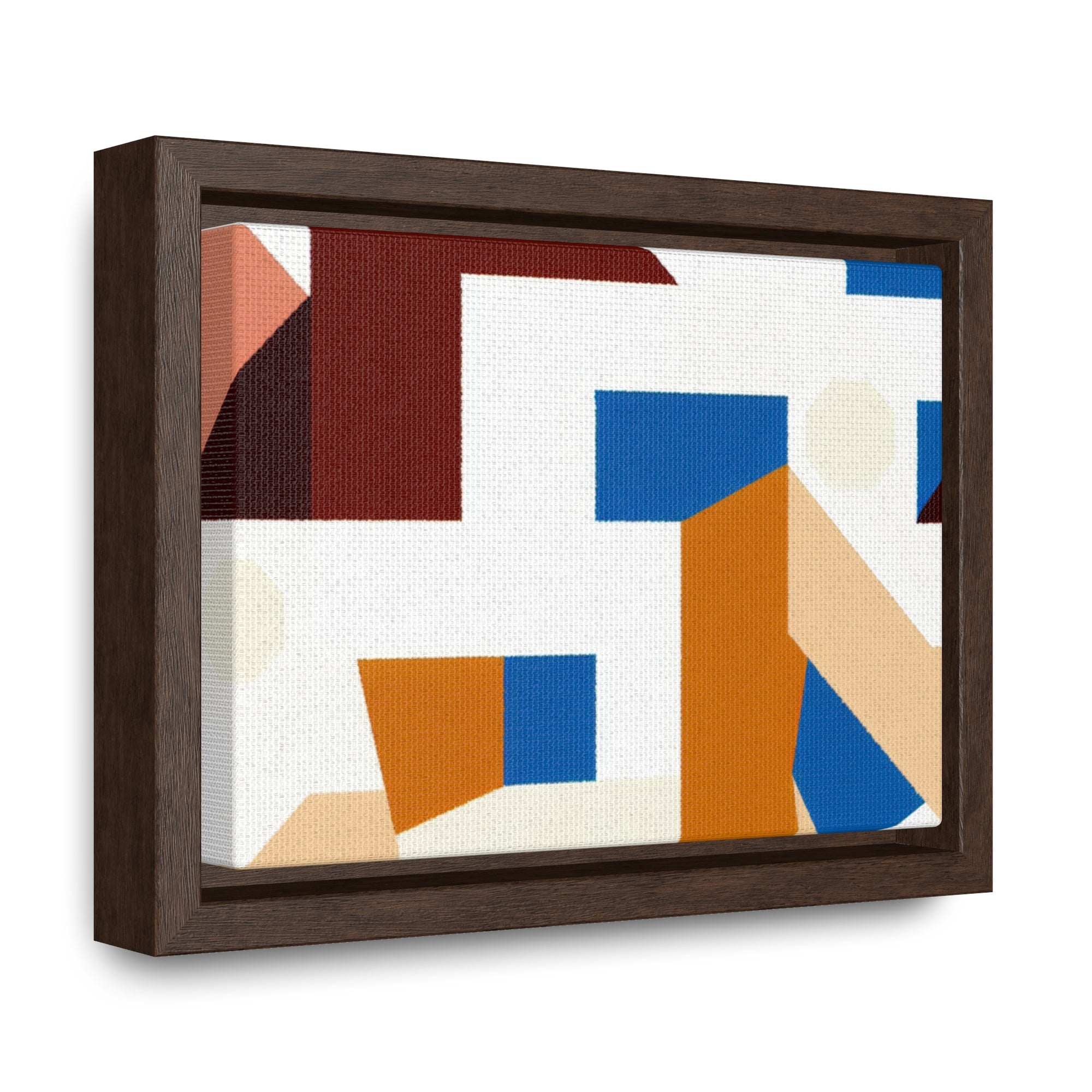 Rhythmic Fragments of Color | Framed Canvas