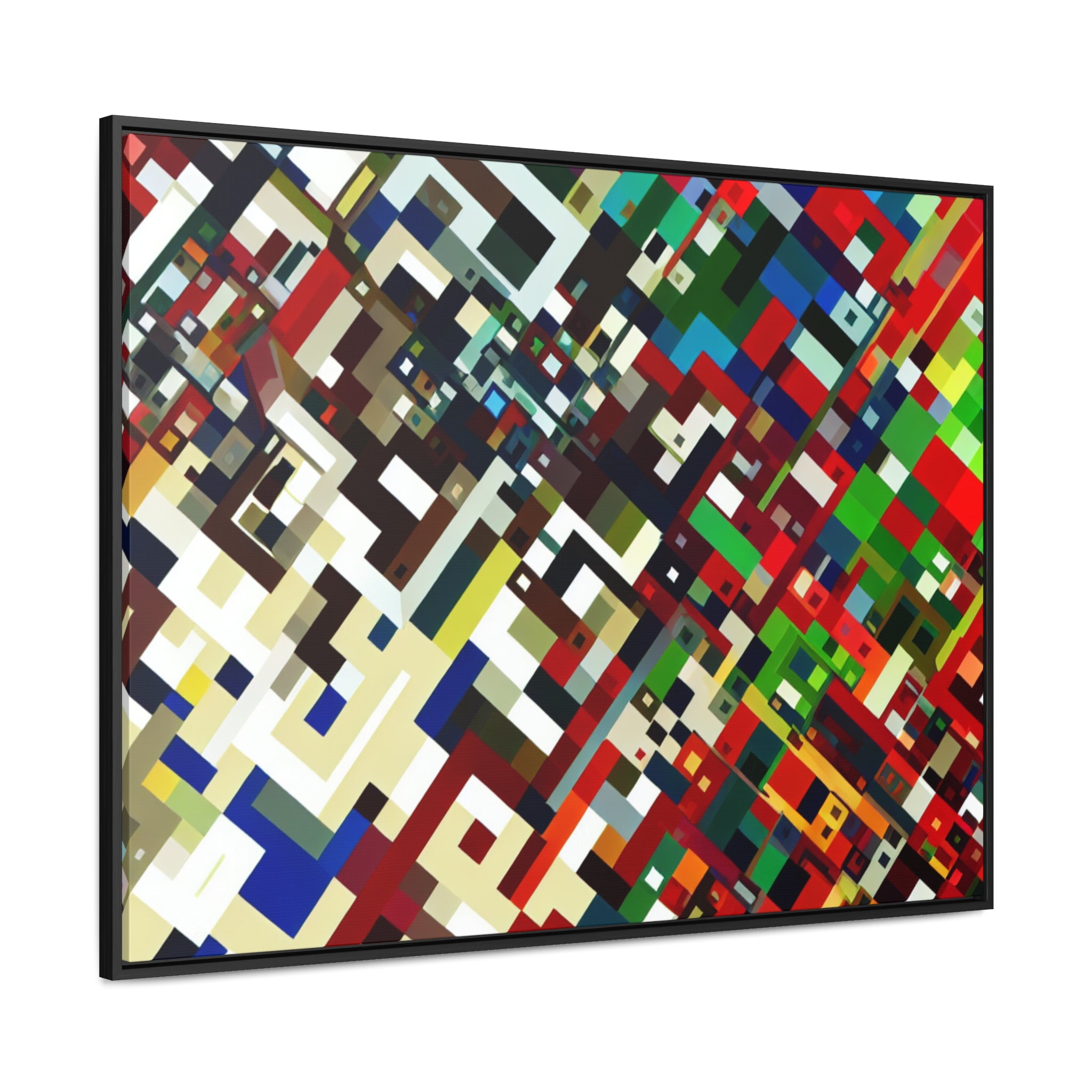 Urban Pulse and Resonance | Framed Canvas