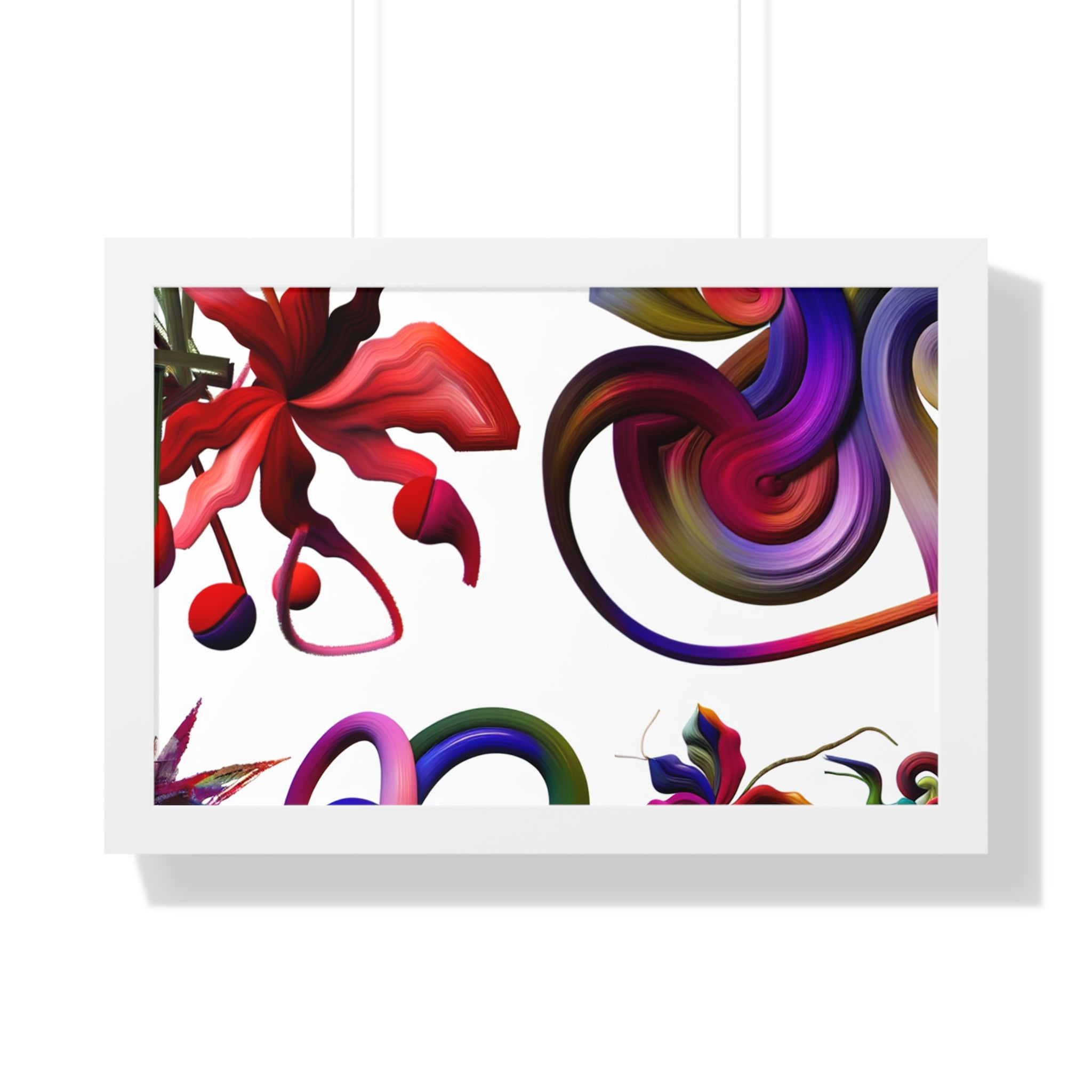 Botanical Whirl and Bloom | Framed Print