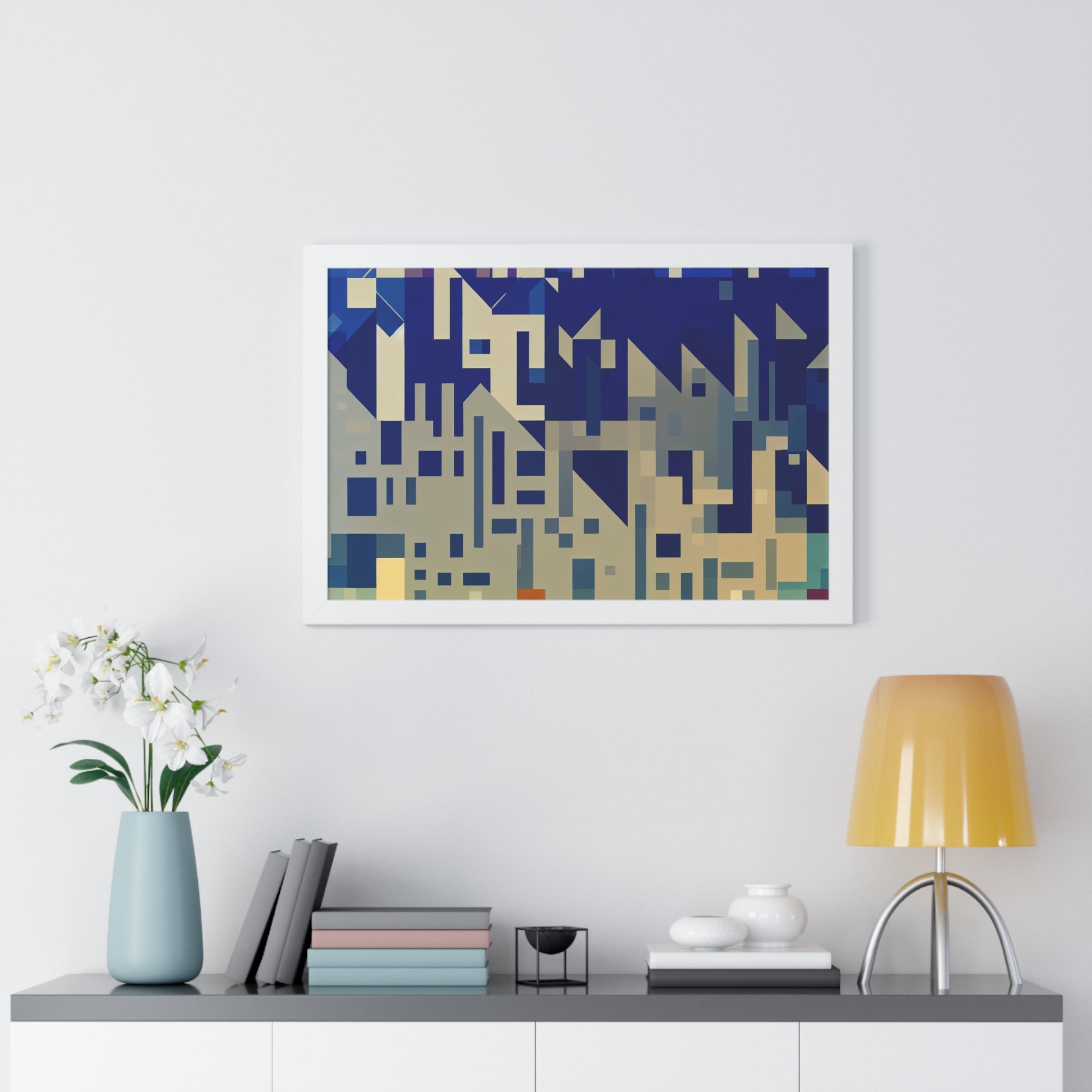 Urban Echoes and Silhouettes | Framed Print