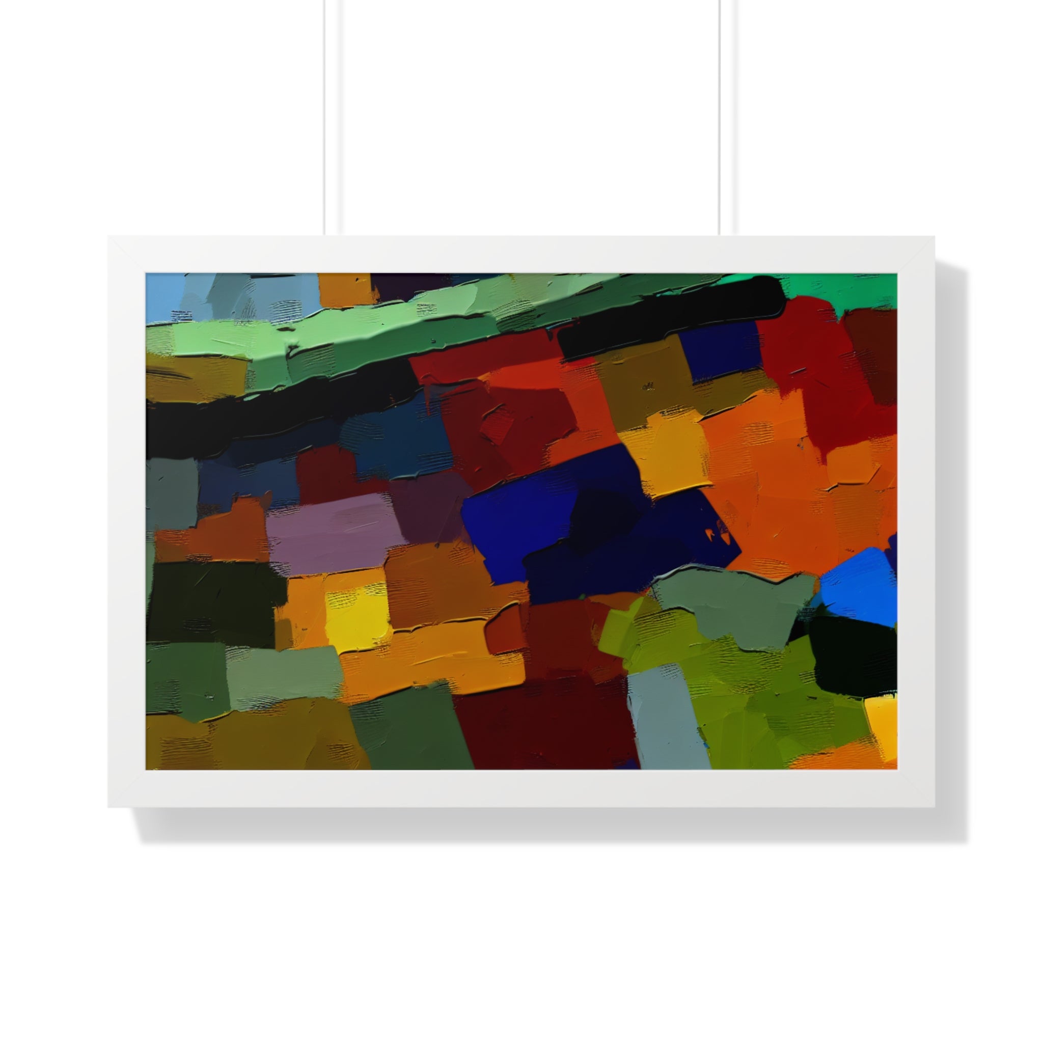 Chromatic Drift and Depth | Framed Print