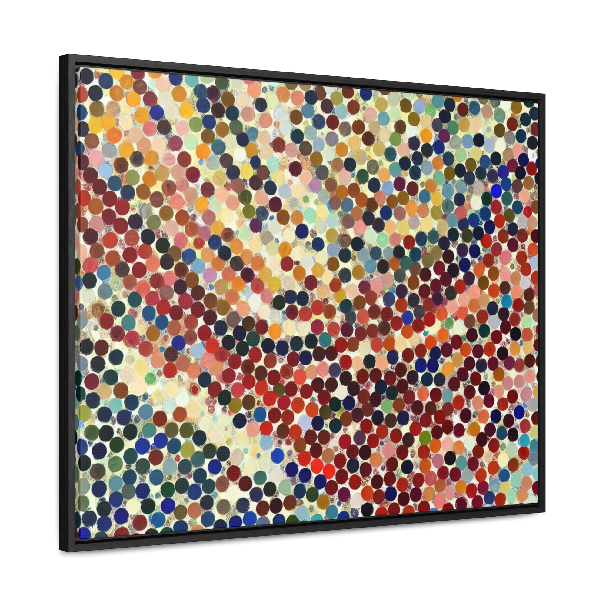 Waves of Colorful Whispers | Framed Canvas