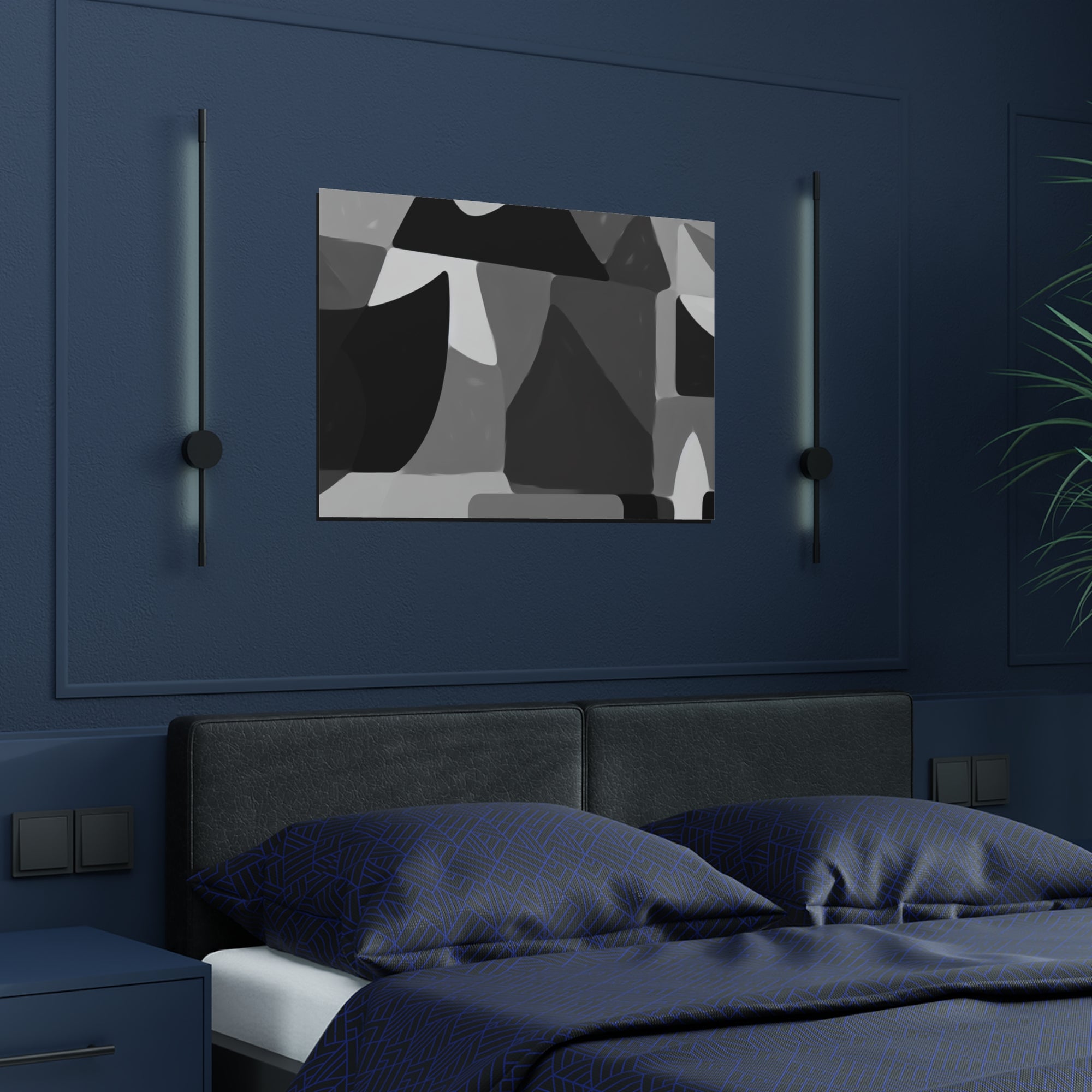 Shadows and Silhouettes | Satin Print